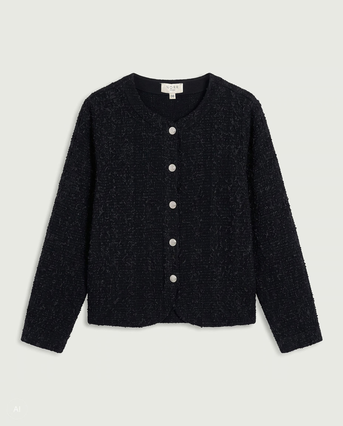NORR Zoe LS denim shirt Shirts Black washed