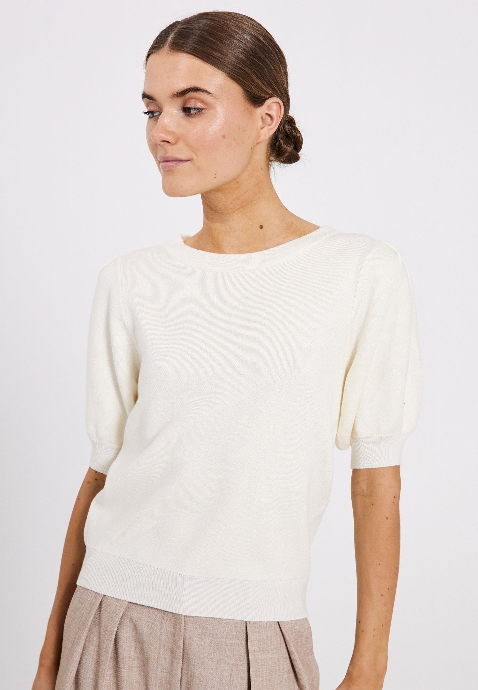 NORR Chelsea Knit Top buying in Off White