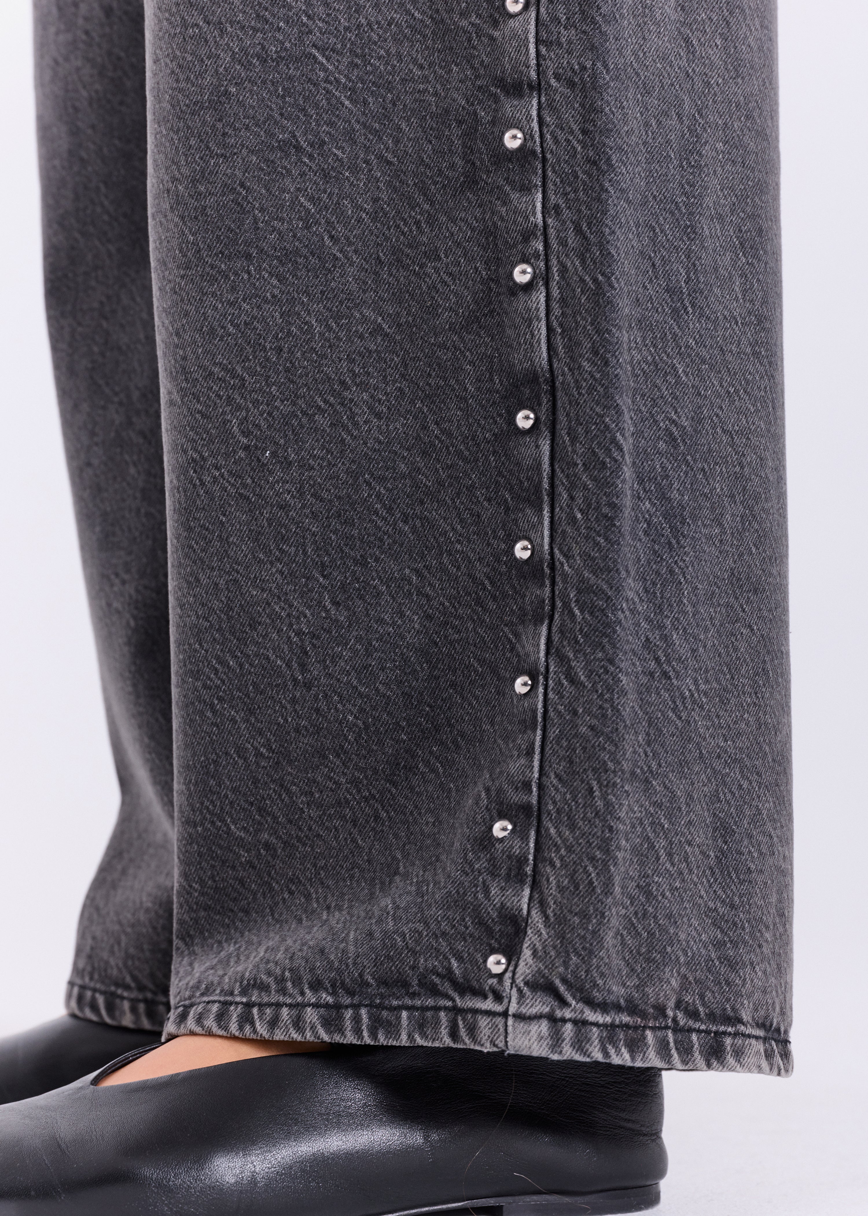 NORR Asta relaxed fit jeans Pants Grey washed