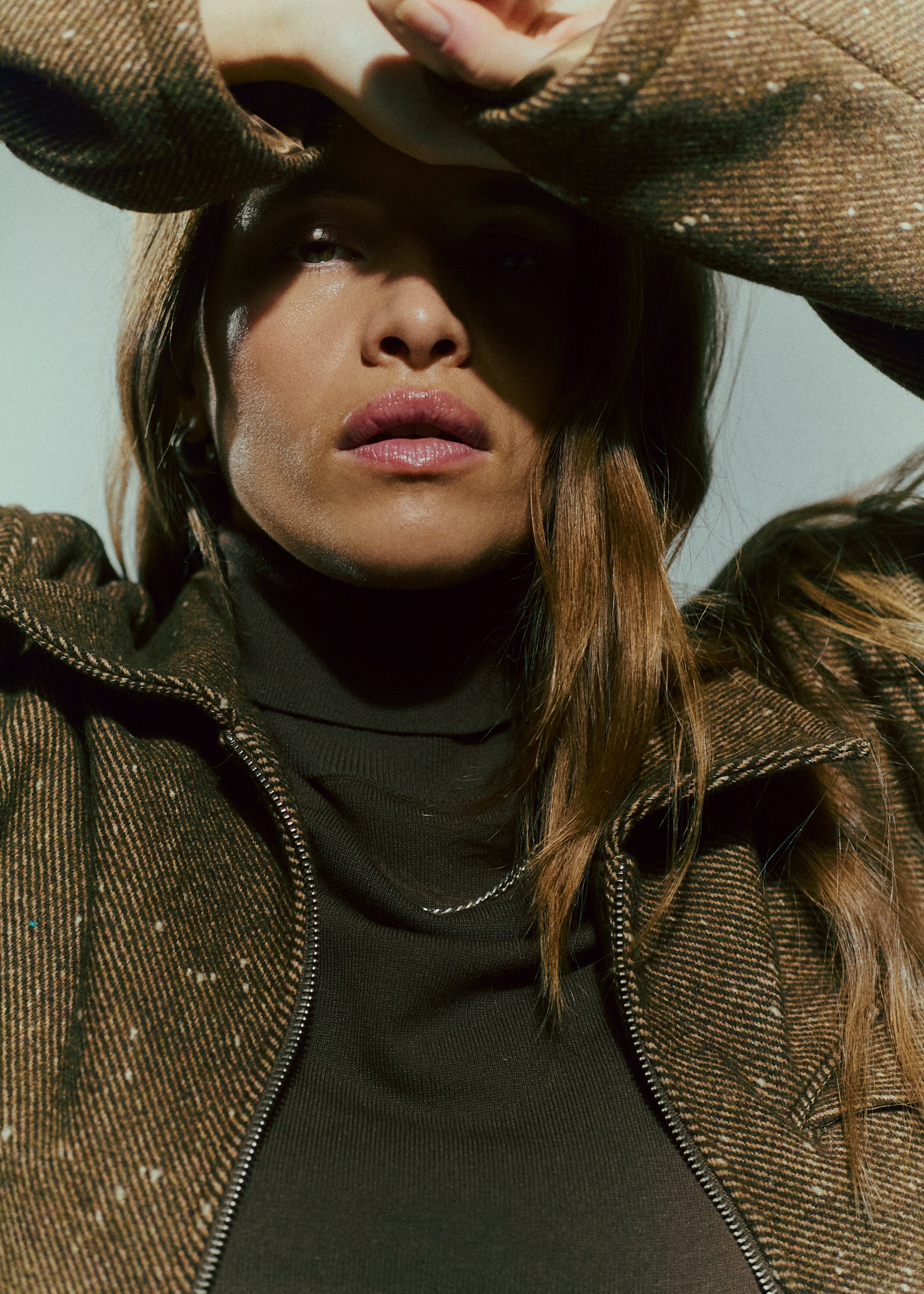 NORR Aya short jacket Jackets Brown