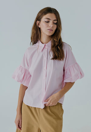 NORR Betty SS shirt Shirts Light pink