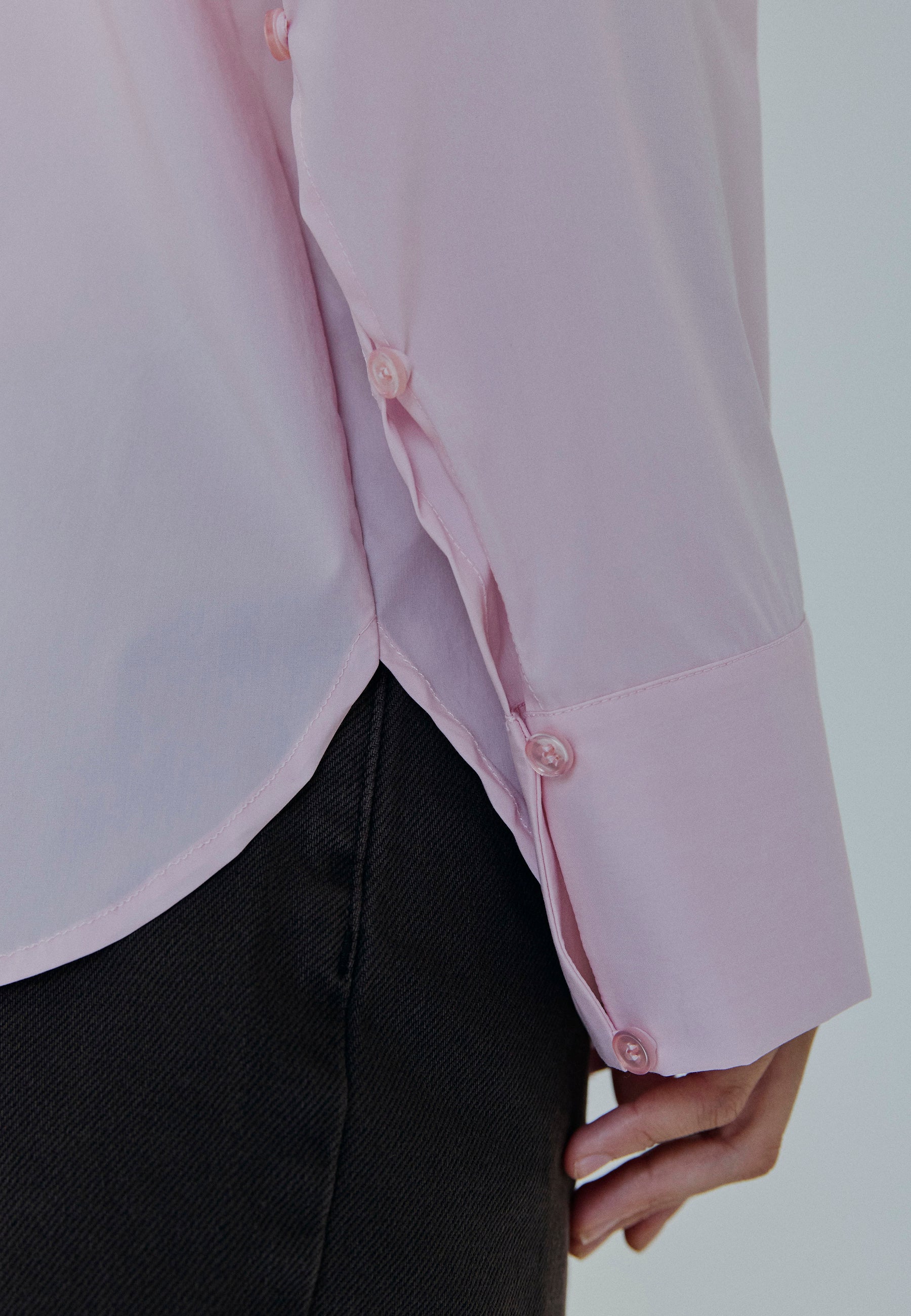 NORR Betty button shirt Shirts Light pink