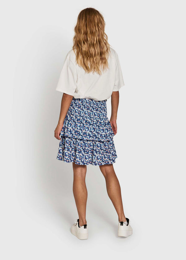 NORR Bomba smock skirt Skirts Multicolor print