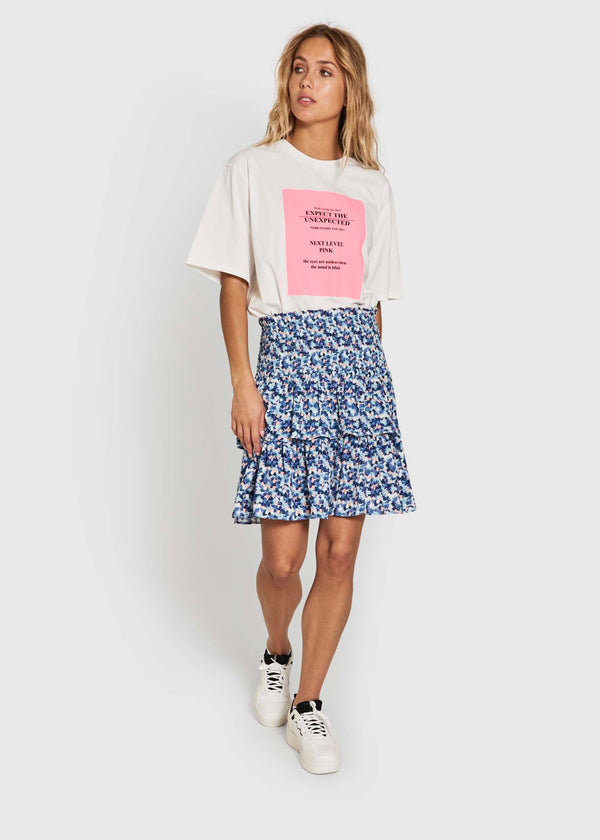 NORR Bomba smock skirt Skirts Multicolor print