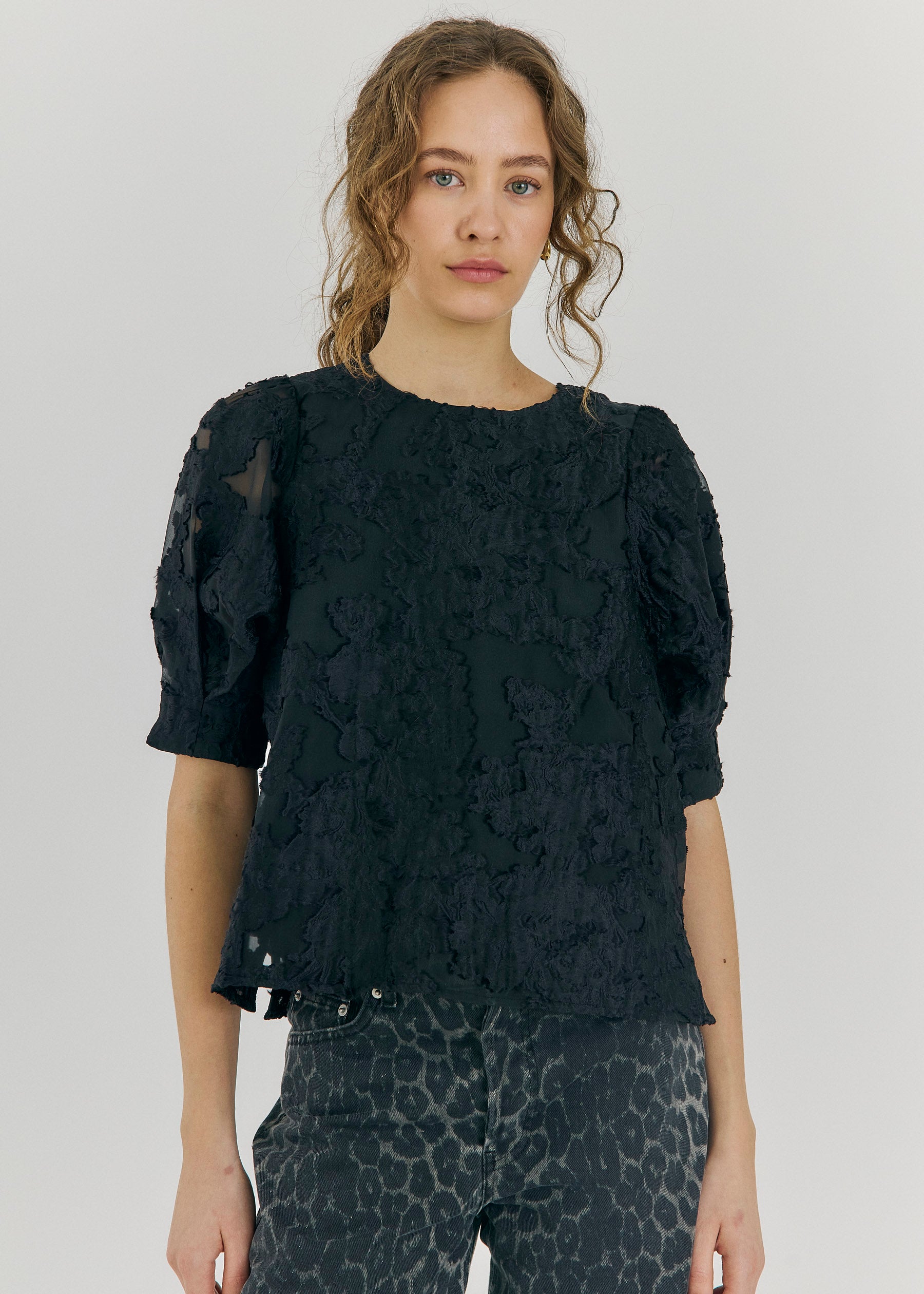 NORR Burna top Tops Black