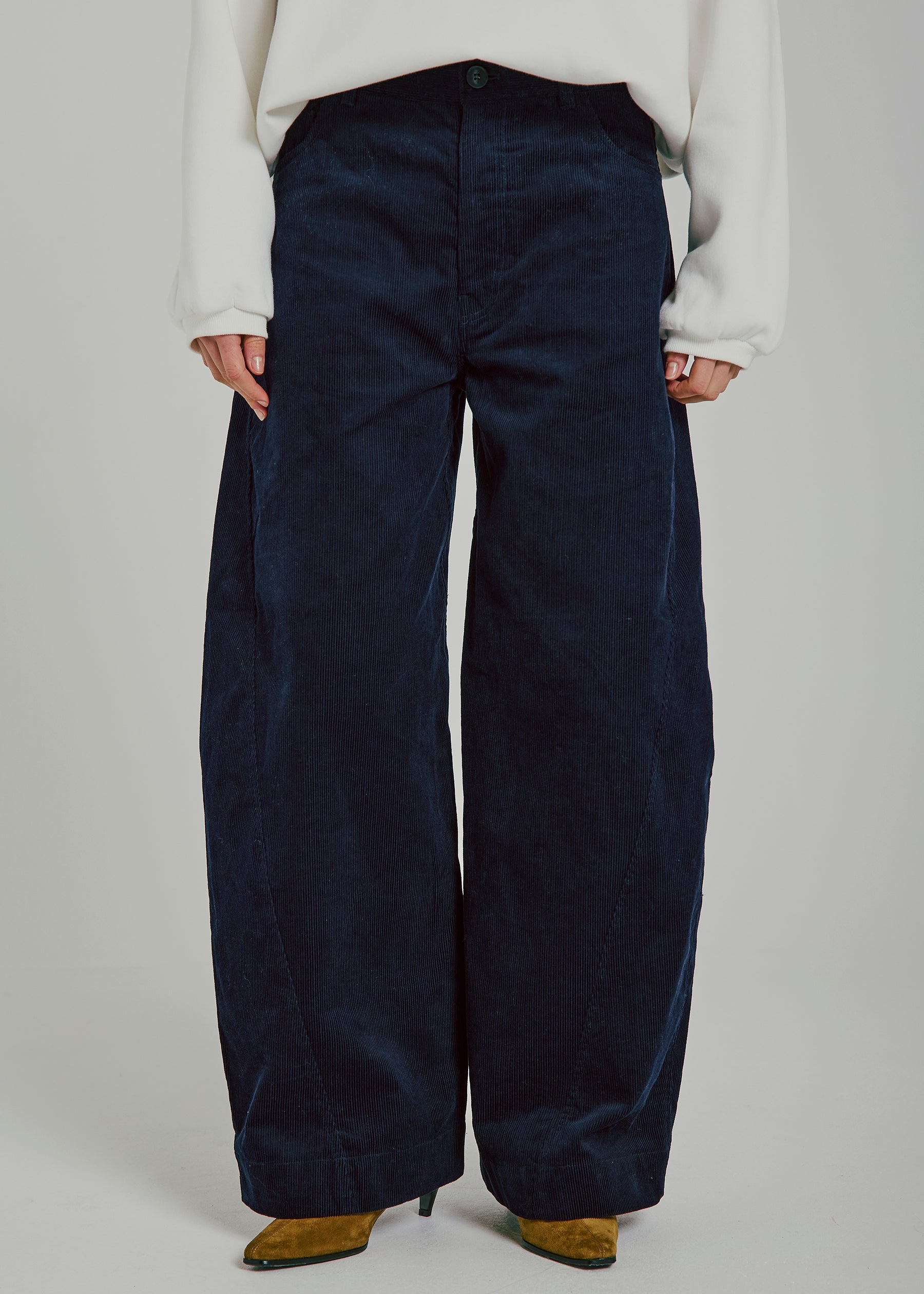 NORR Casandra corduroy pants Pants Navy