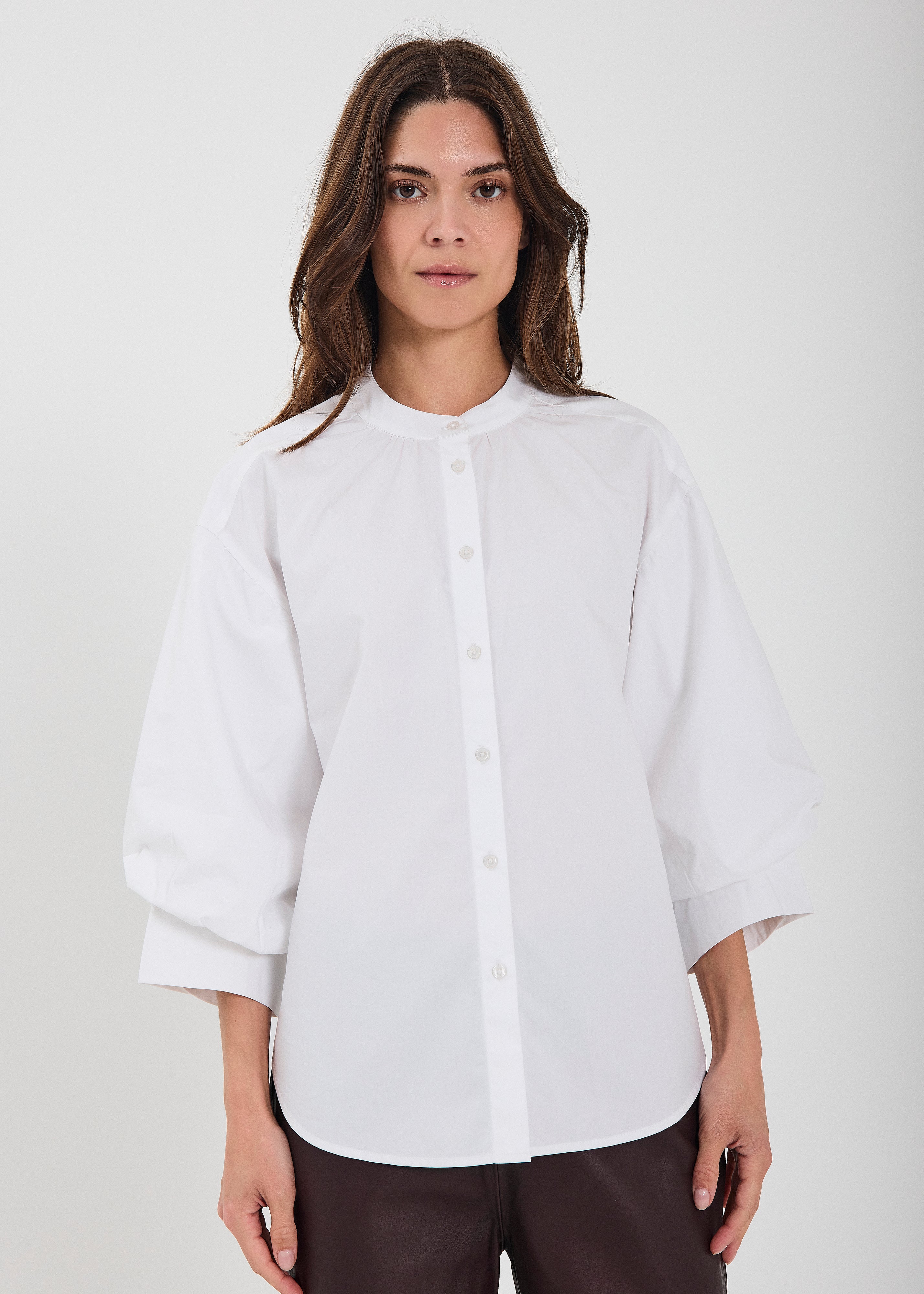 NORR Cest 3/4 shirt Shirts White