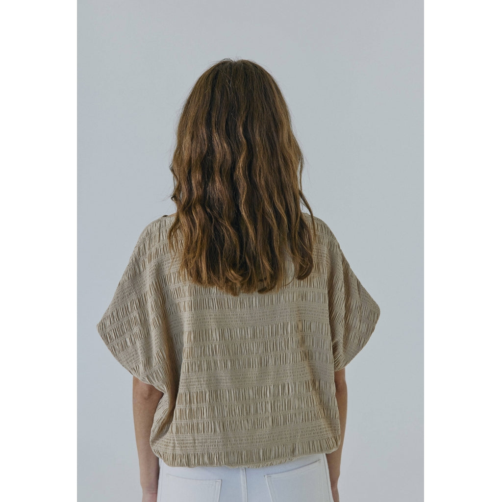 NORR Clarra top Tops Warm Beige