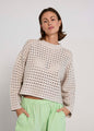 Crome knit top - Off-white