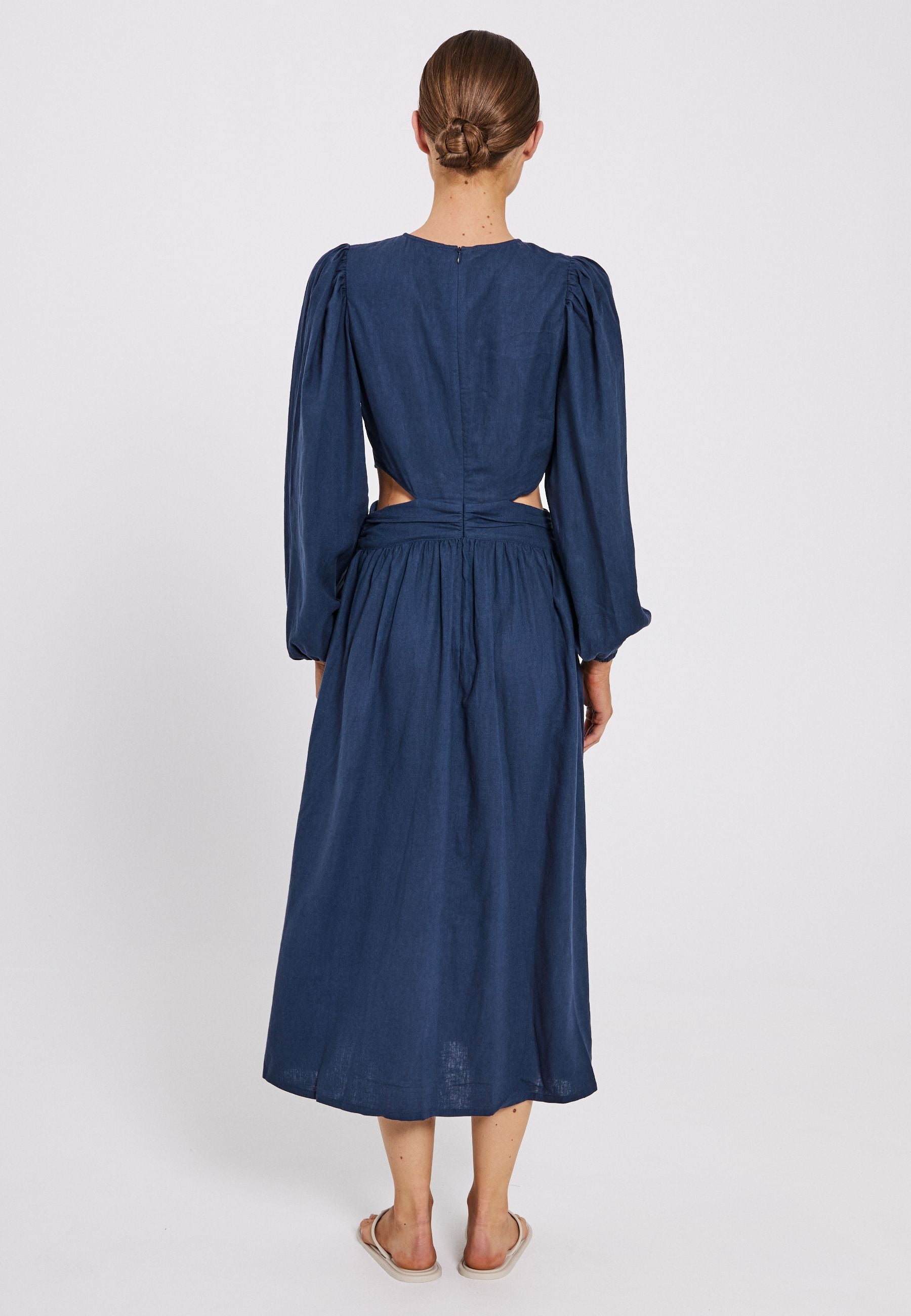 NORR Esma maxi dress Dresses Navy