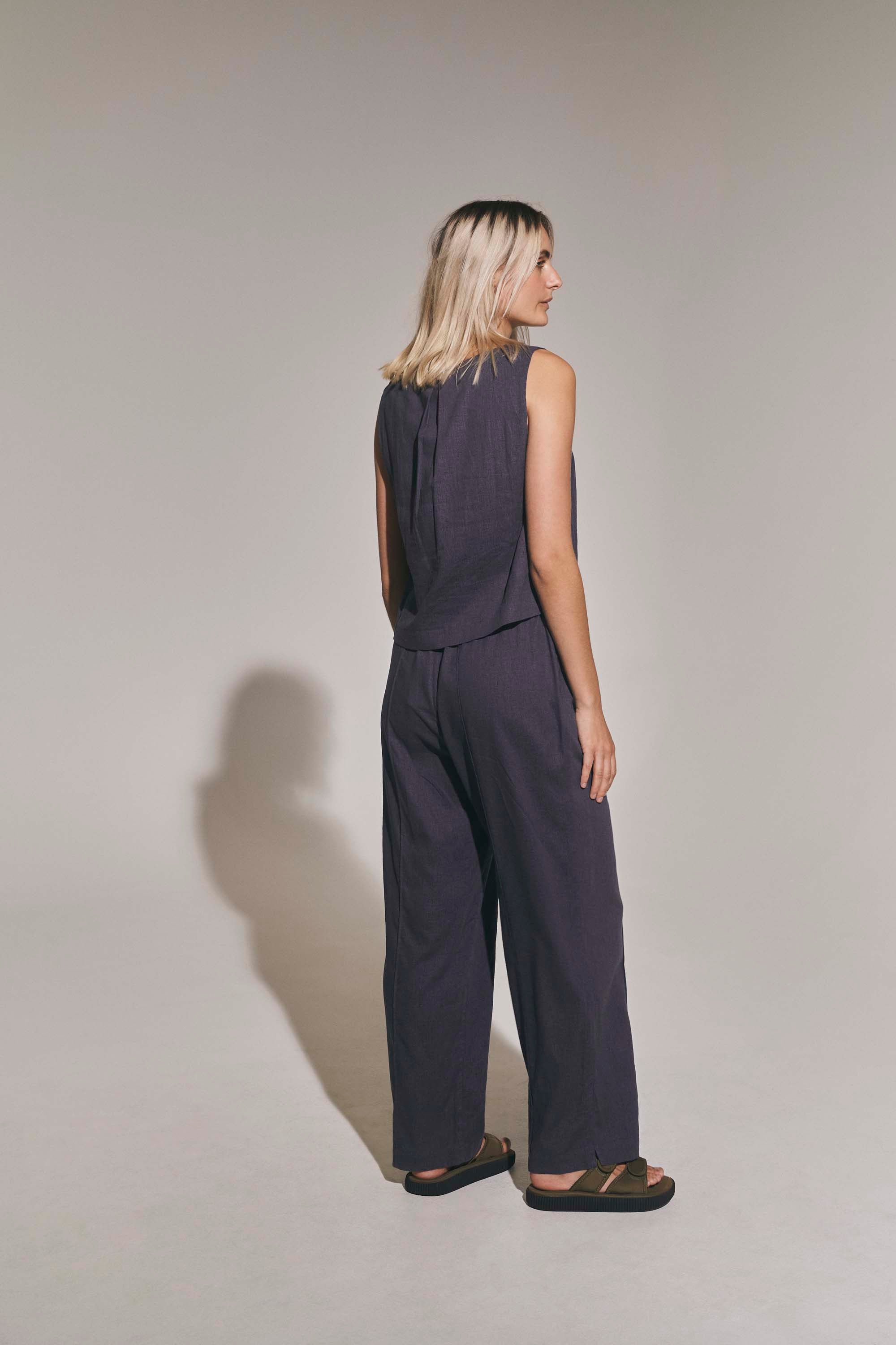 NORR Esma pants Pants Dusty blue