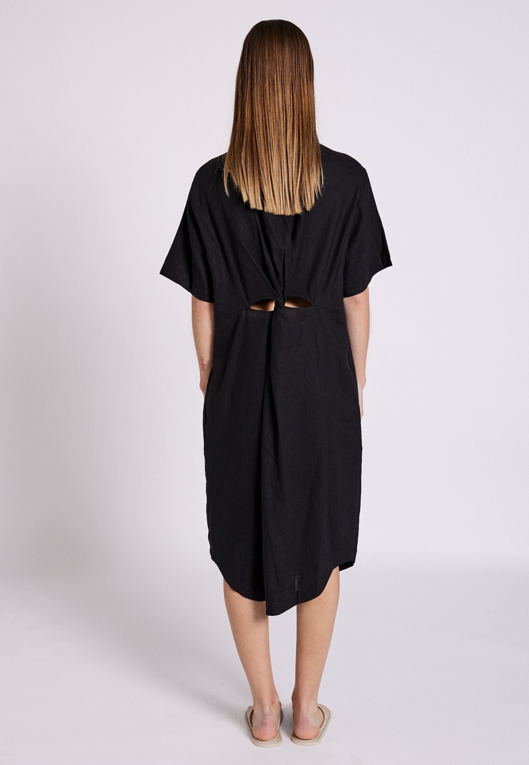 NORR Esma shirt dress Dresses Black