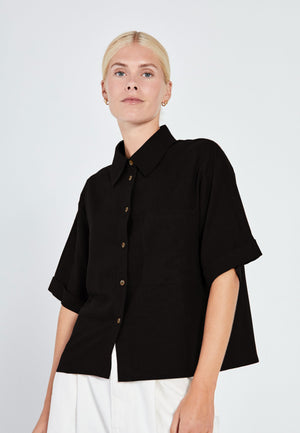 NORR Esma short shirt Shirts Black