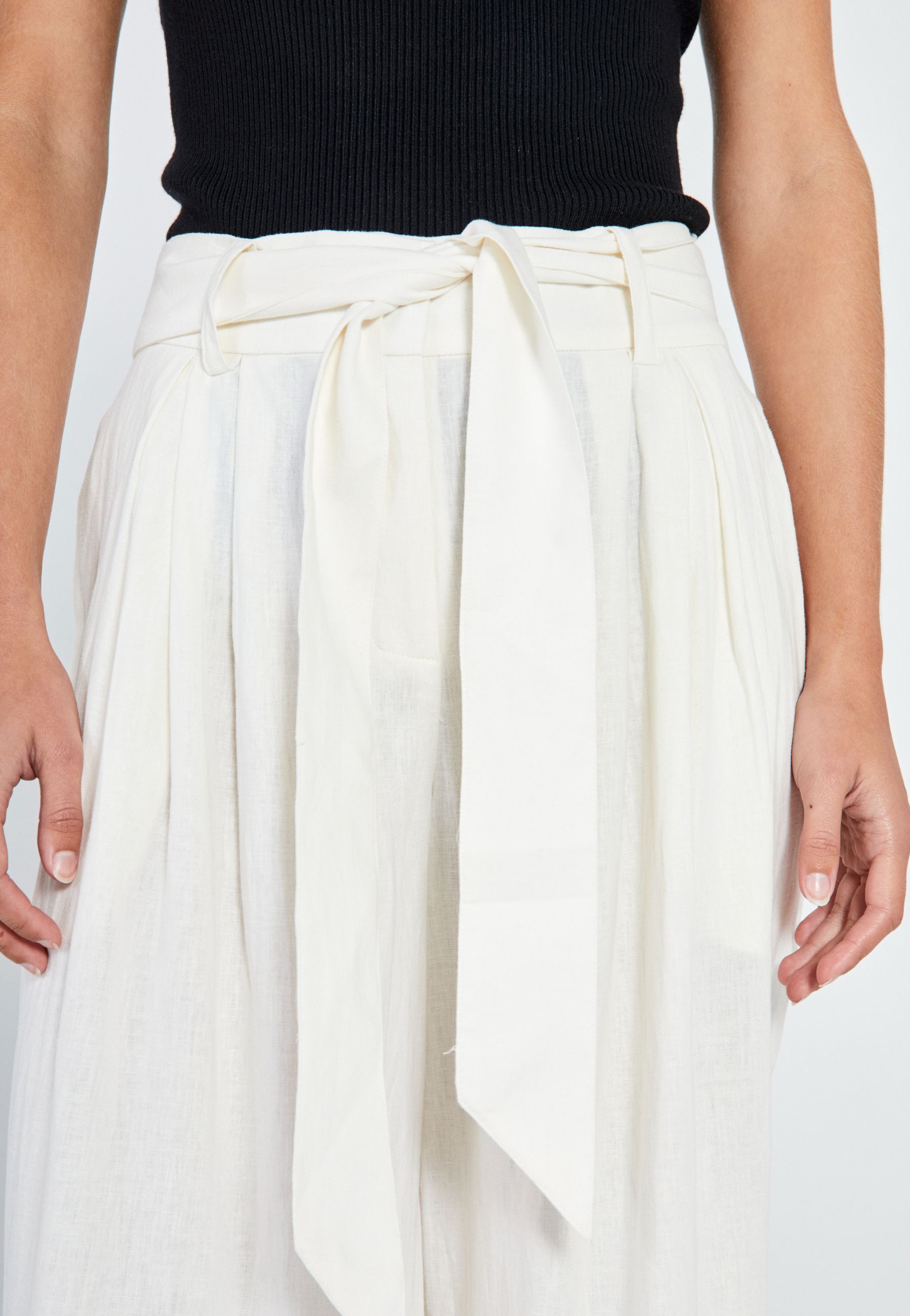 NORR Esma wide pants Pants Off-white