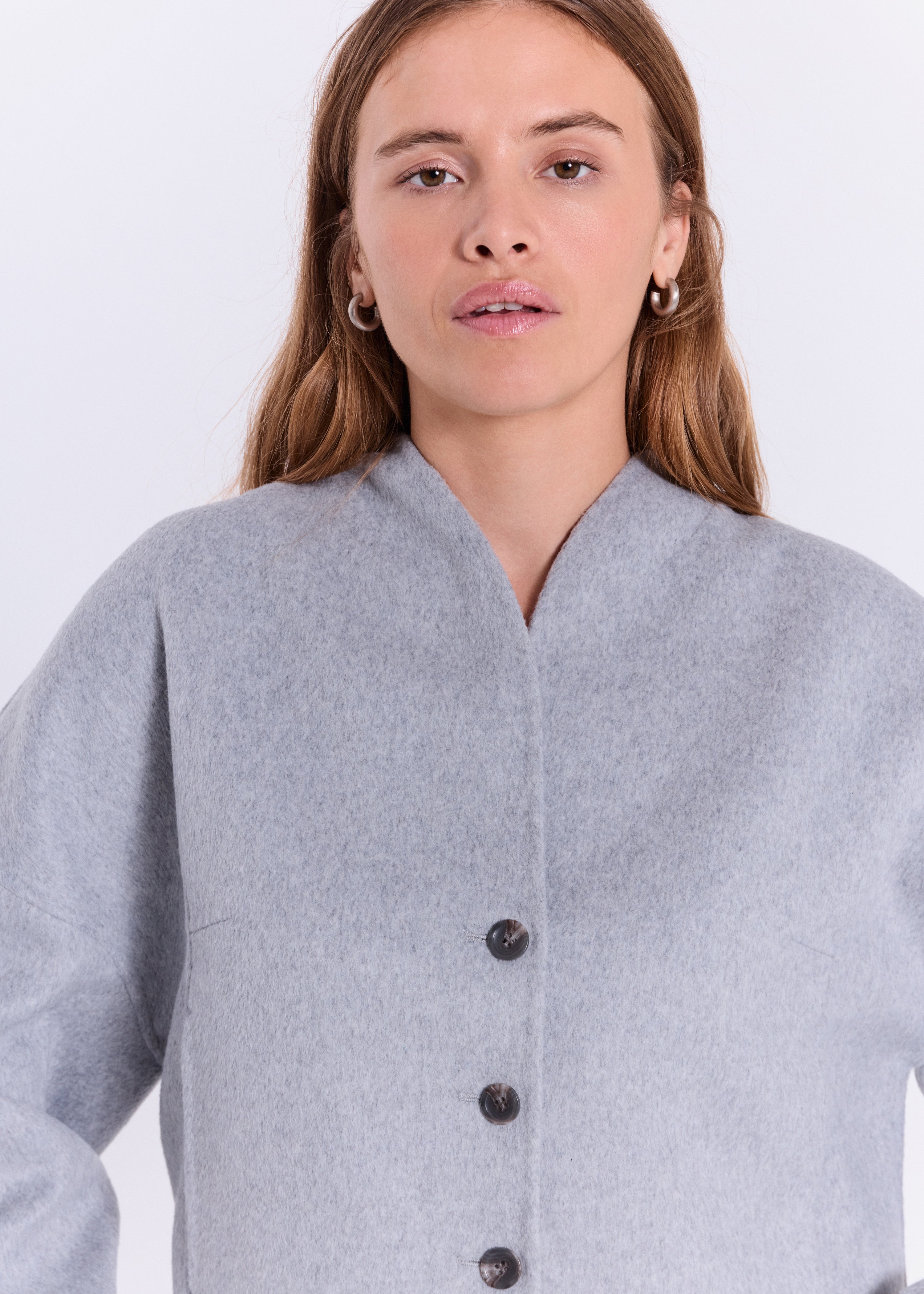 NORR Evira light jacket Jackets Light grey melange