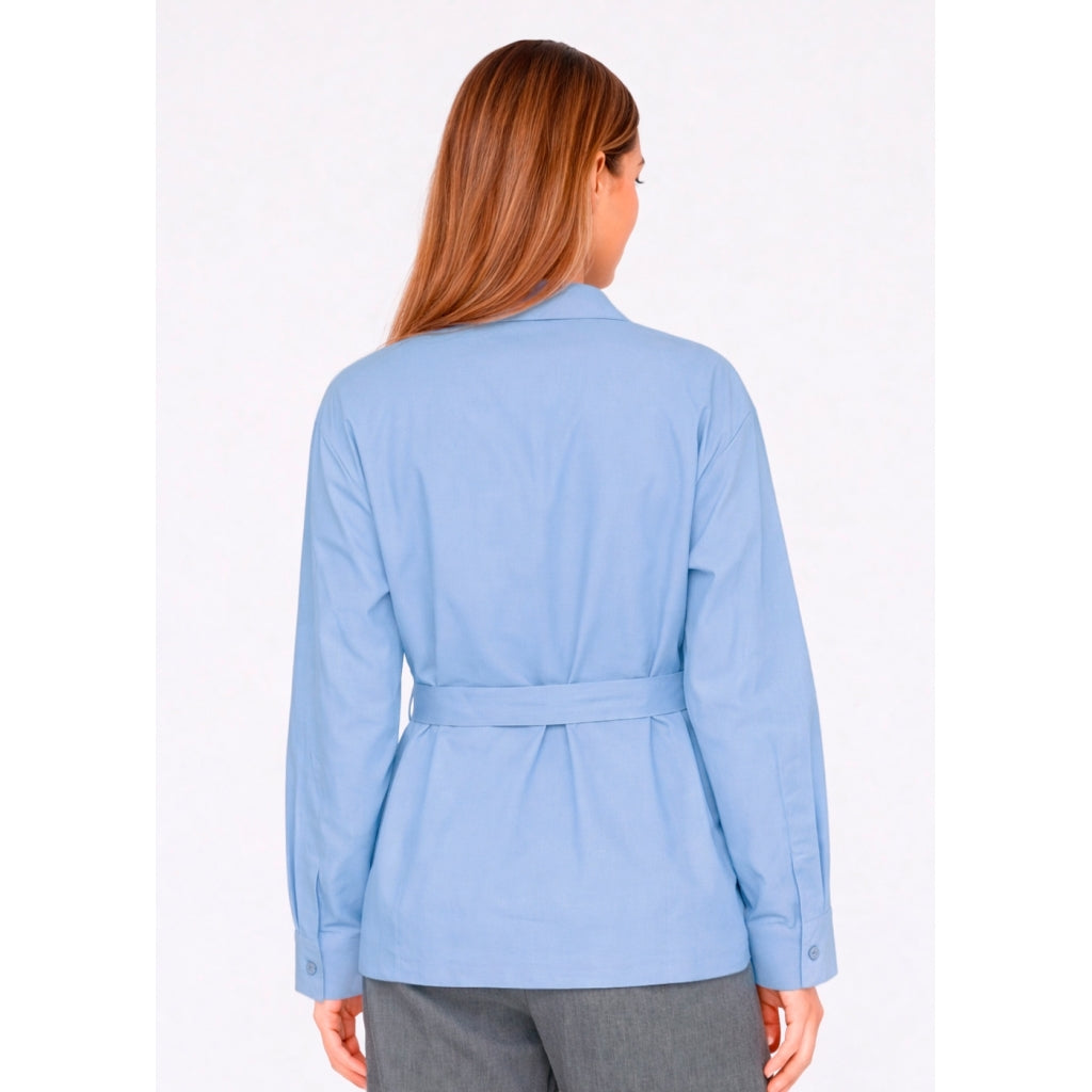 NORR Fraser LS top Tops Purple blue