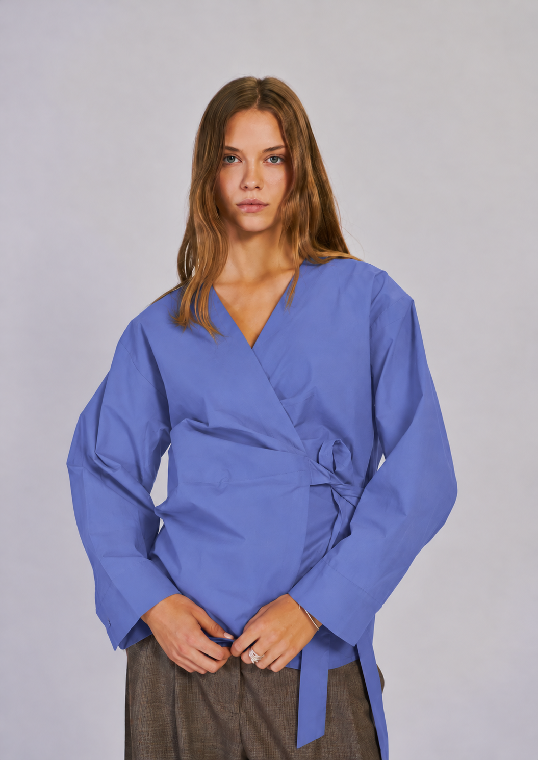 NORR Fraser LS top Tops Purple blue