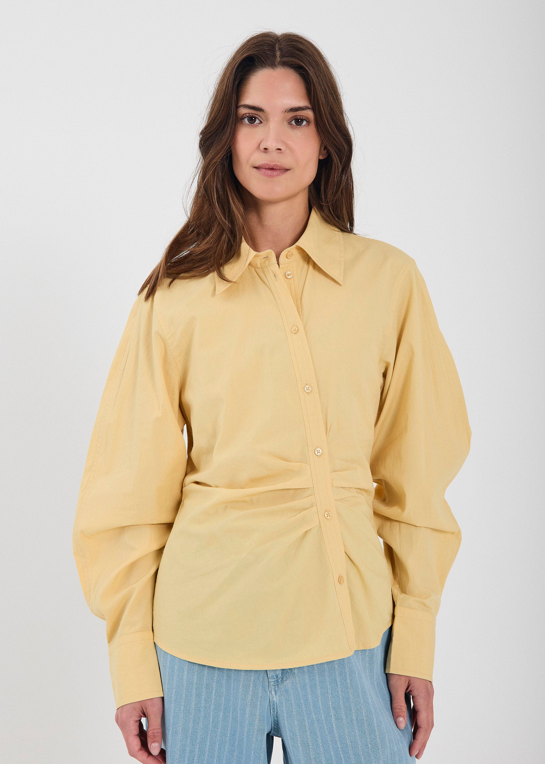 NORR Fraser shirt Shirts Dusty yellow