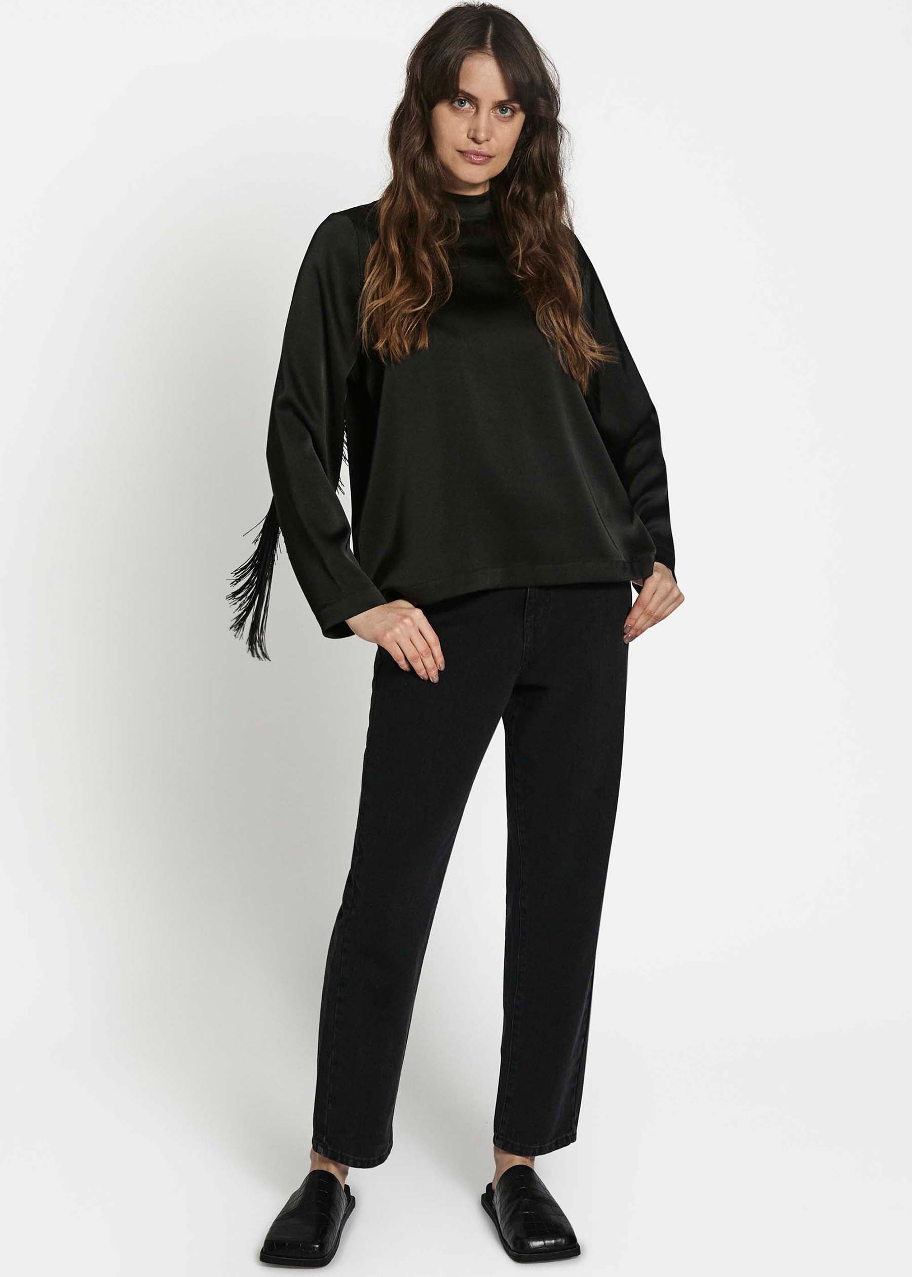 NORR Gili top Blouses Black