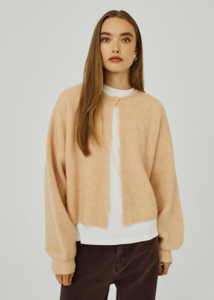 NORR Hazina knit cardigan Knits Rose mélange