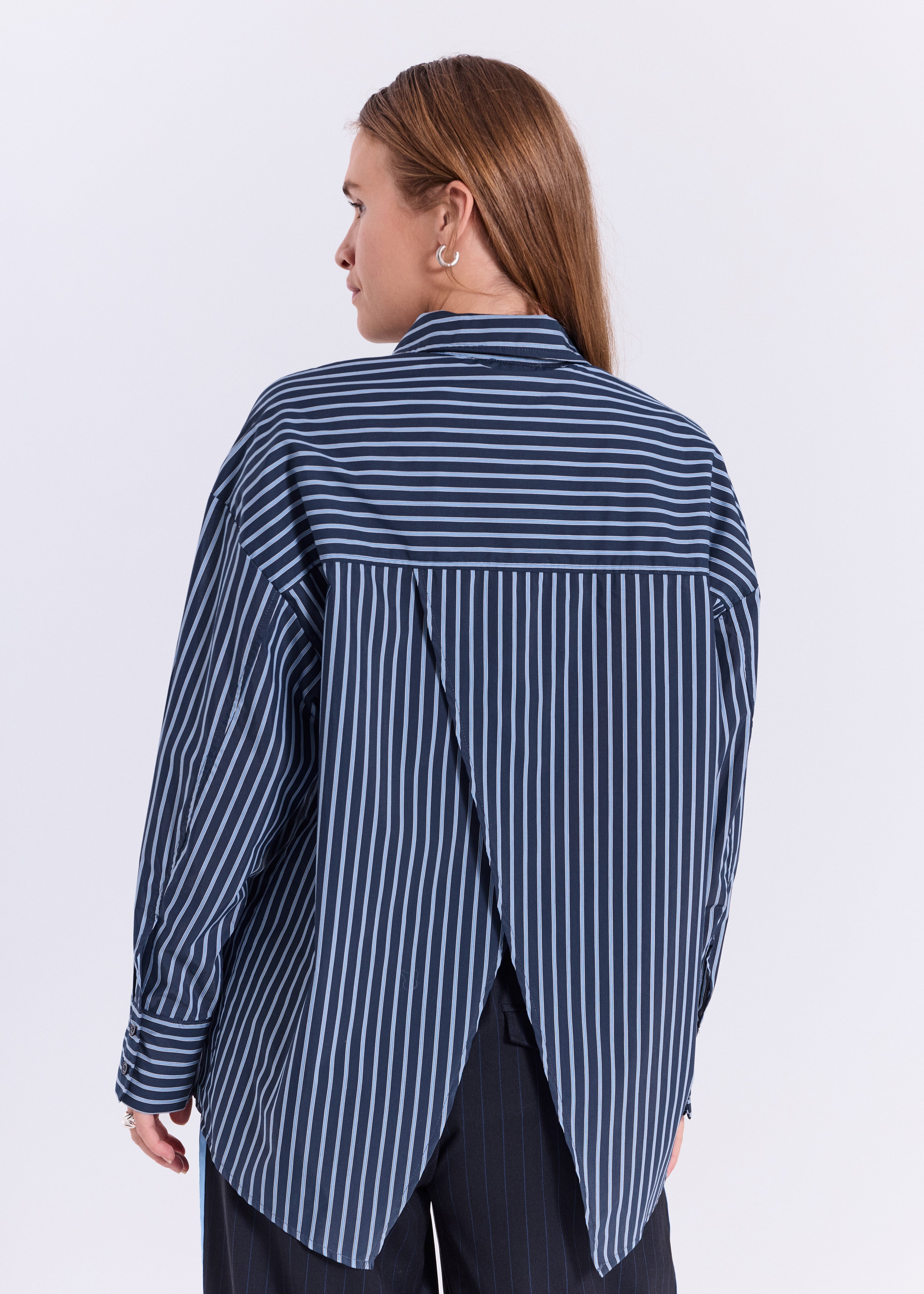 NORR Holly shirt Shirts Blue stripe