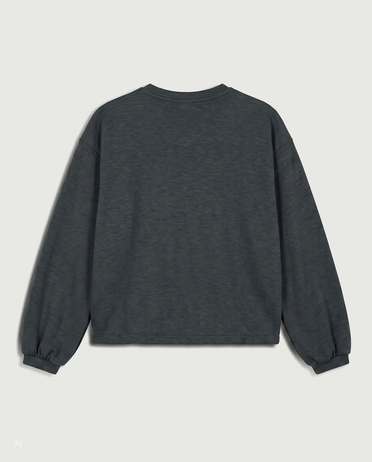 NORR Karla sweat top Tops Dark grey melange