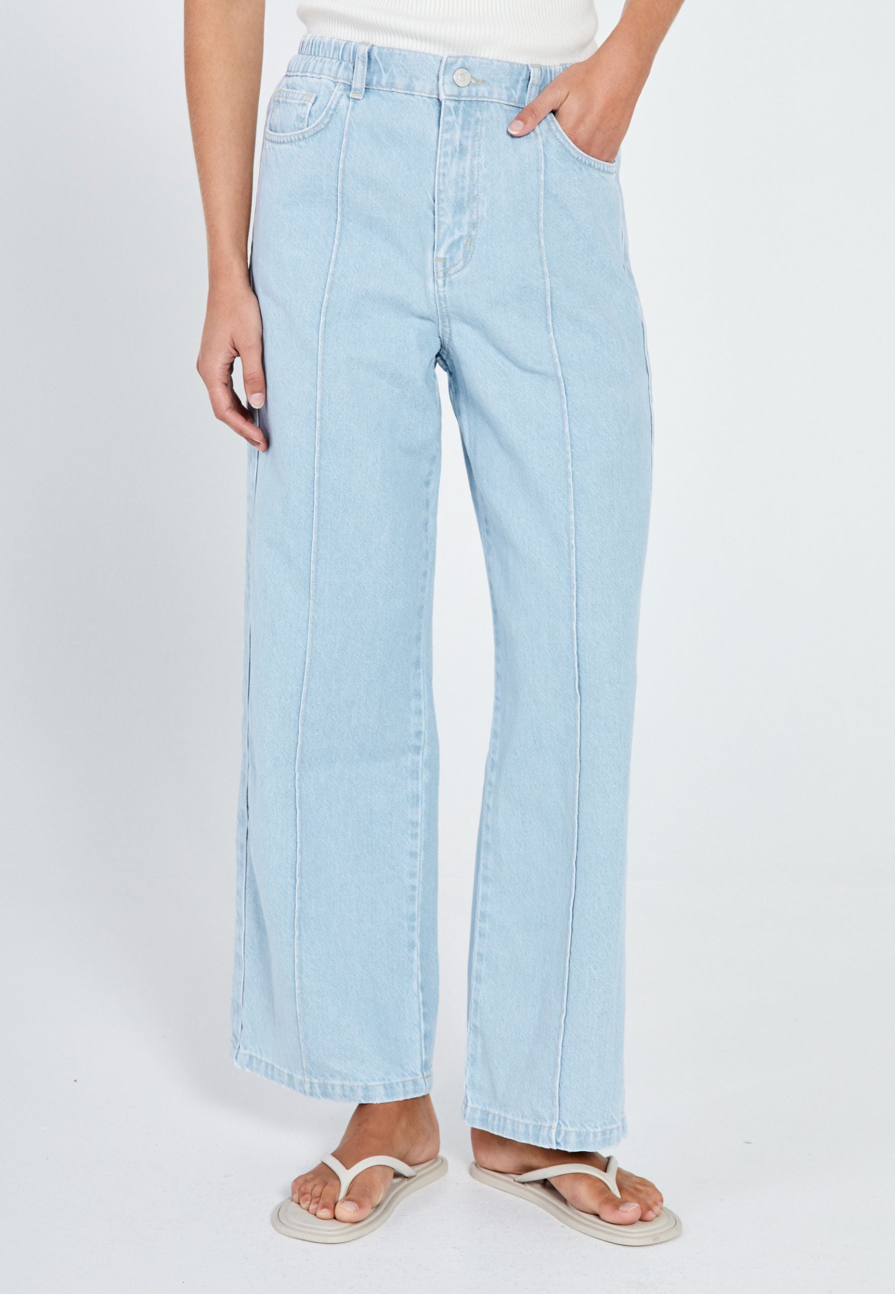 【BAON】Hasji Washing Denim Pants 90's Wash Baggy Jeans | Streetwear at Before the High Street