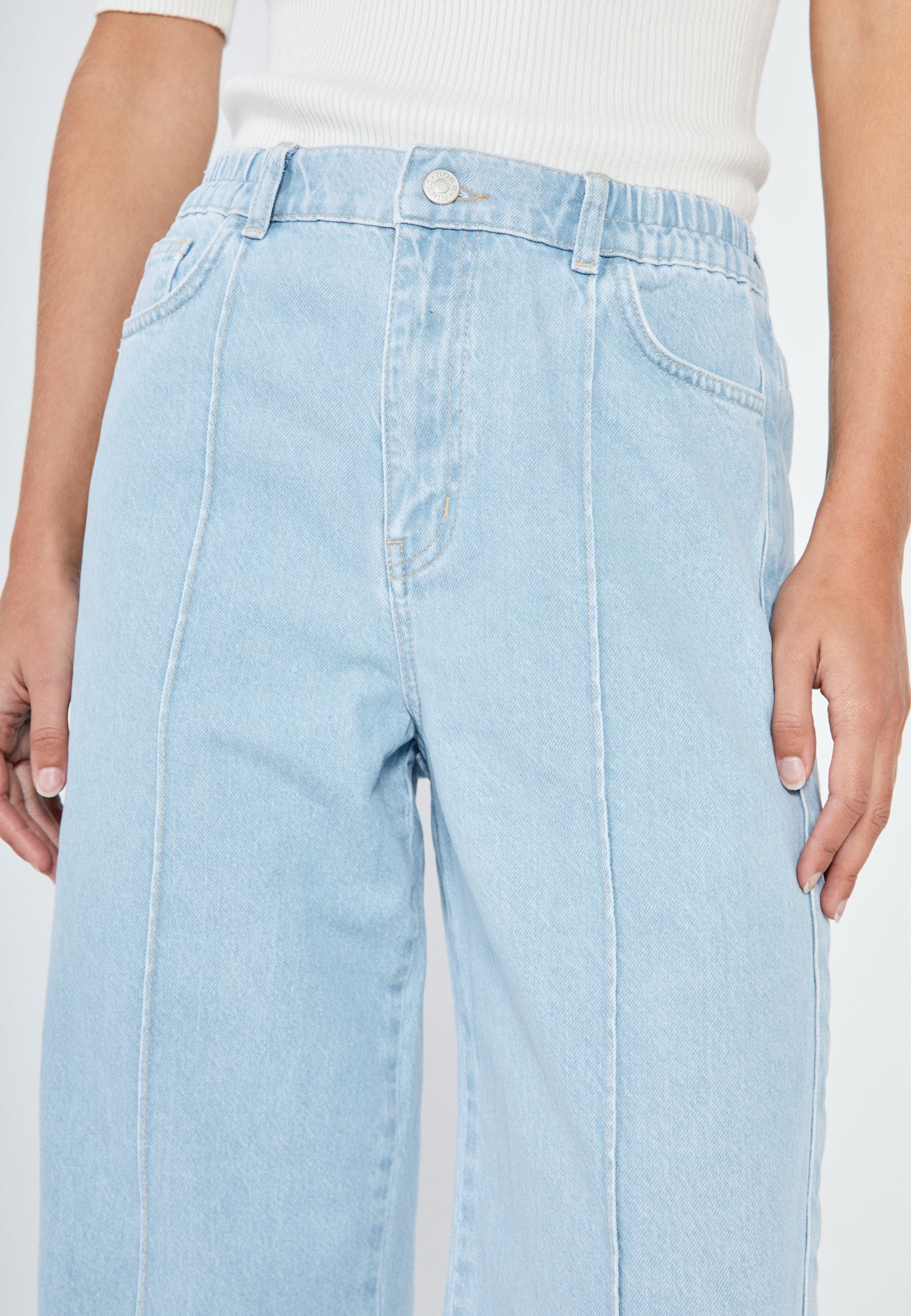 Kenzie baggy jeans - Cloudy blue wash
