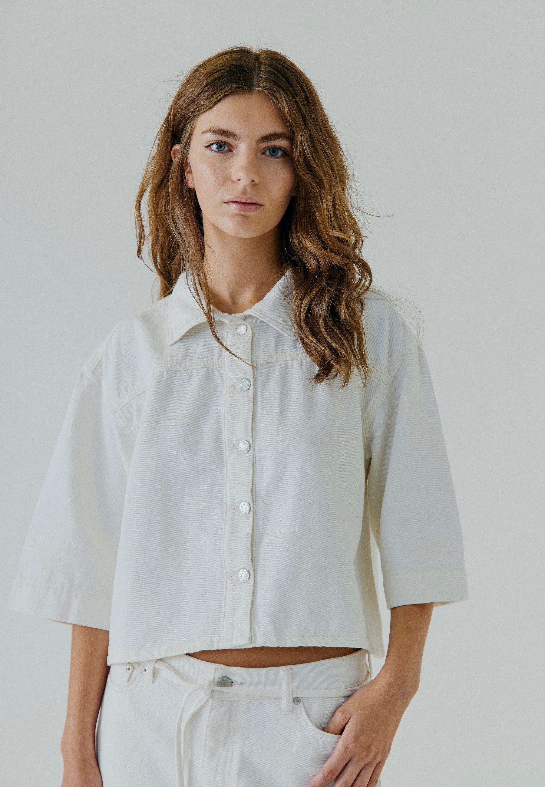 NORR Kenzina ss shirt Shirts White wash