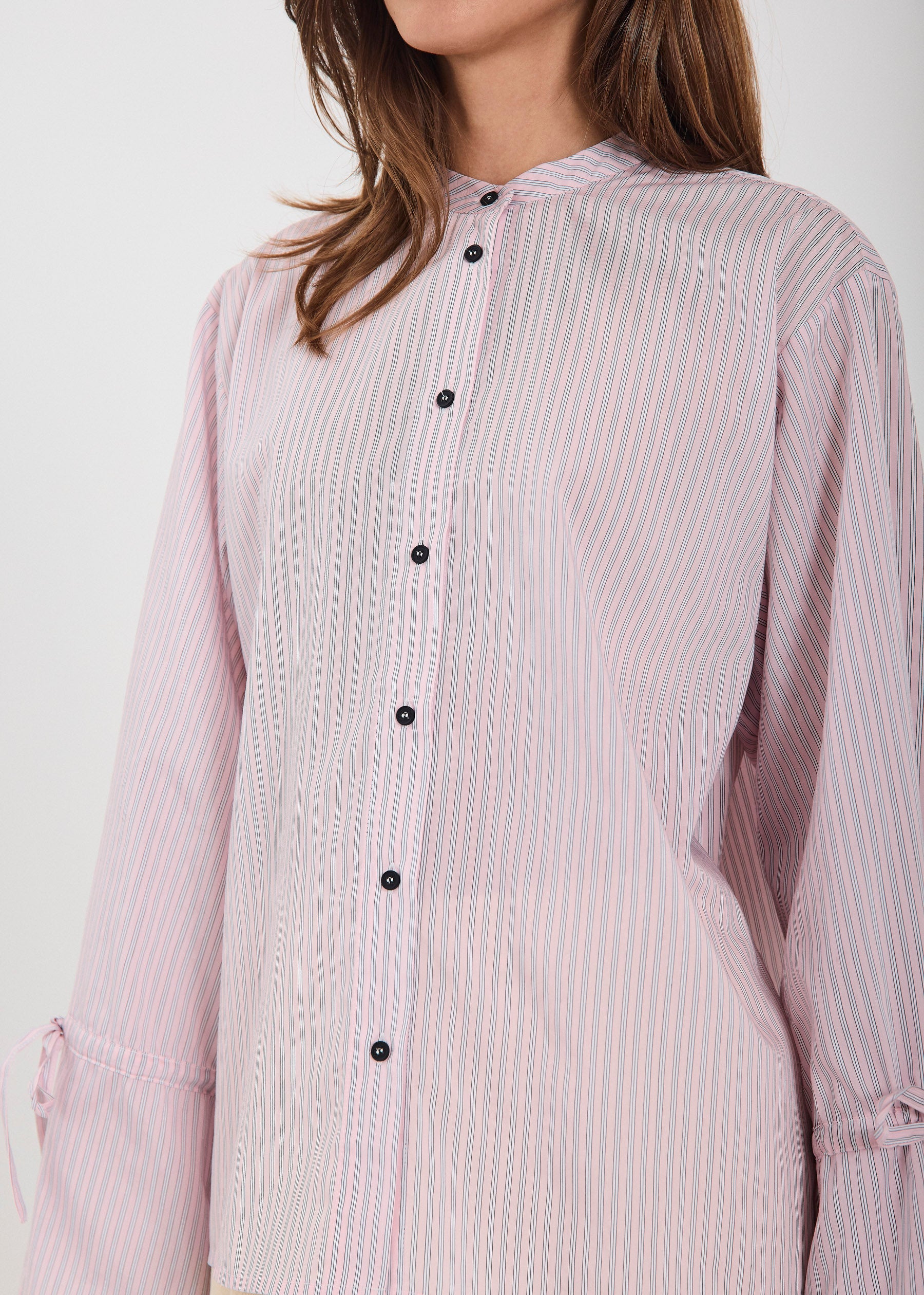 NORR Kristel shirt Shirts Light pink stripe