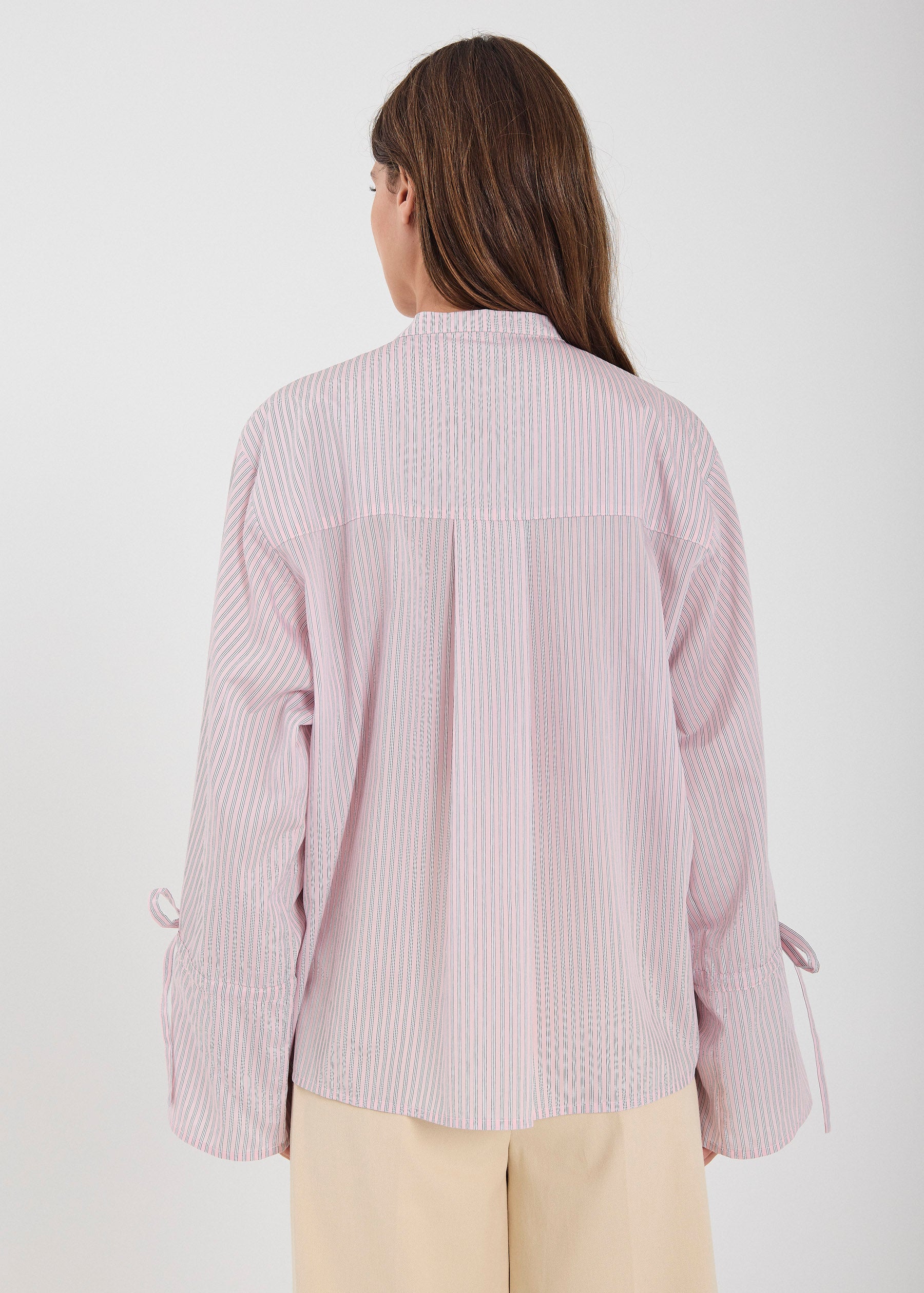 NORR Kristel shirt Shirts Light pink stripe