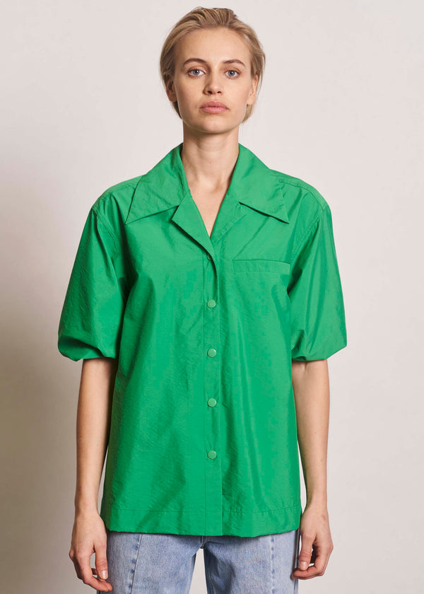 NORR Lana shirt Shirts Strong green