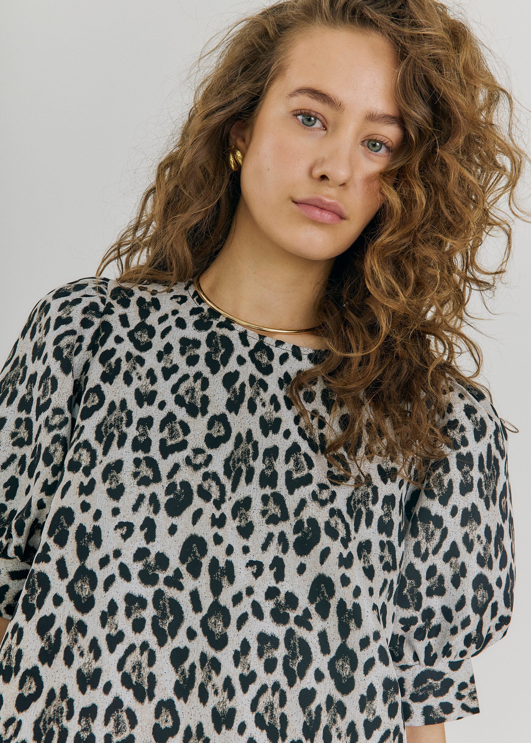 NORR Lelo top T-shirts Leo print