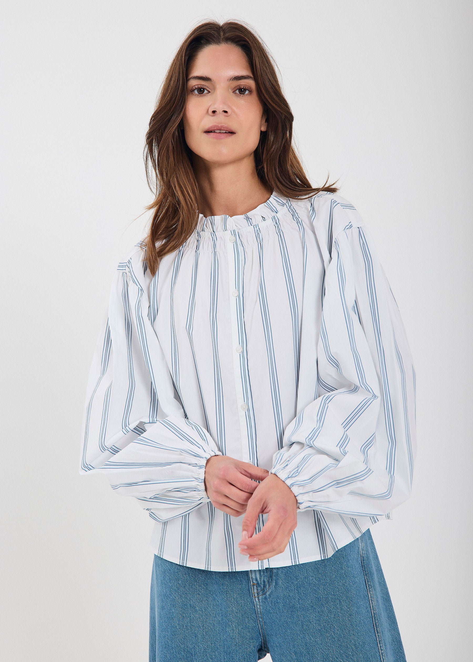 NORR Lilo shirt Shirts White stripe
