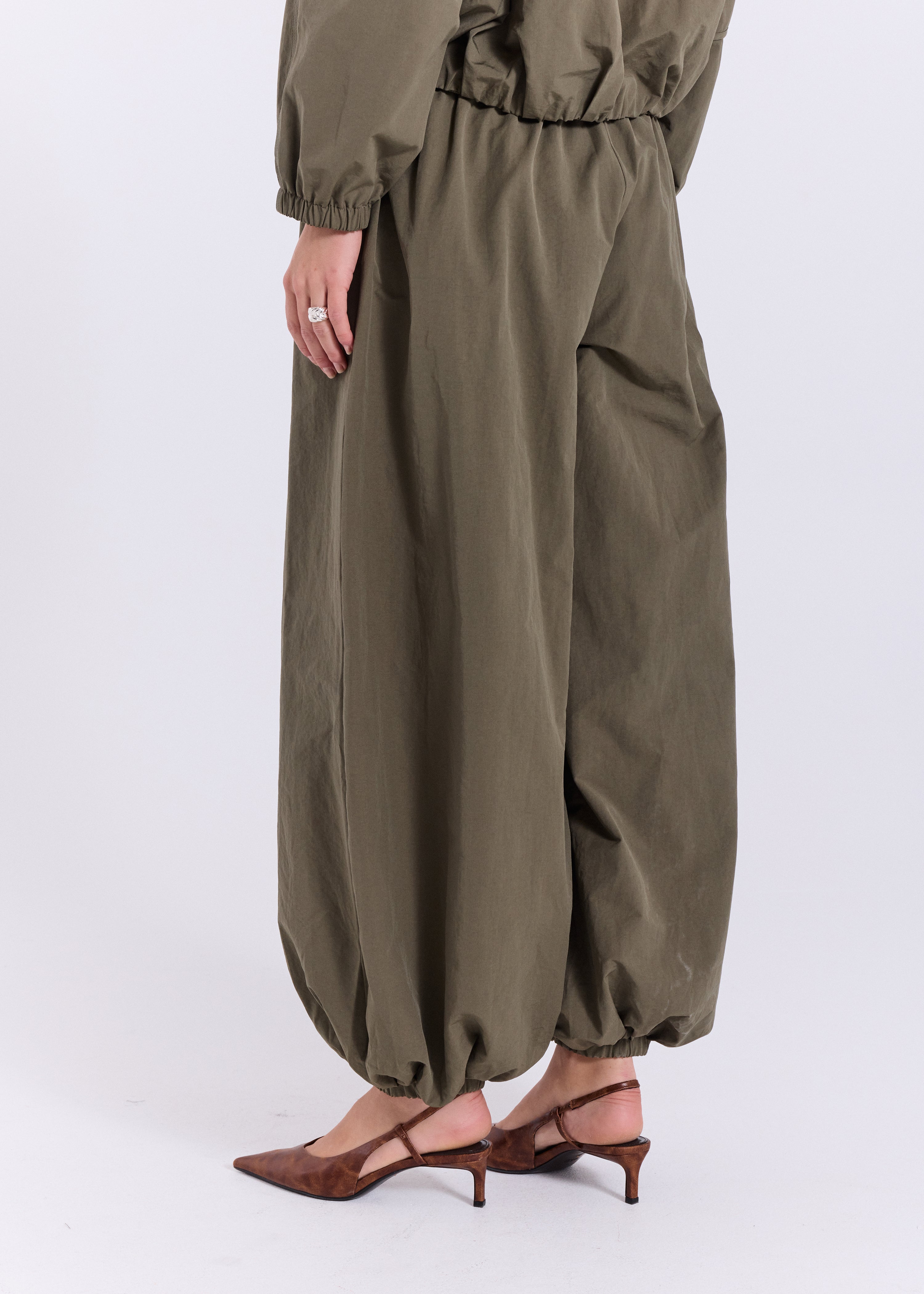 NORR Mikka balloon pants Pants Dark green