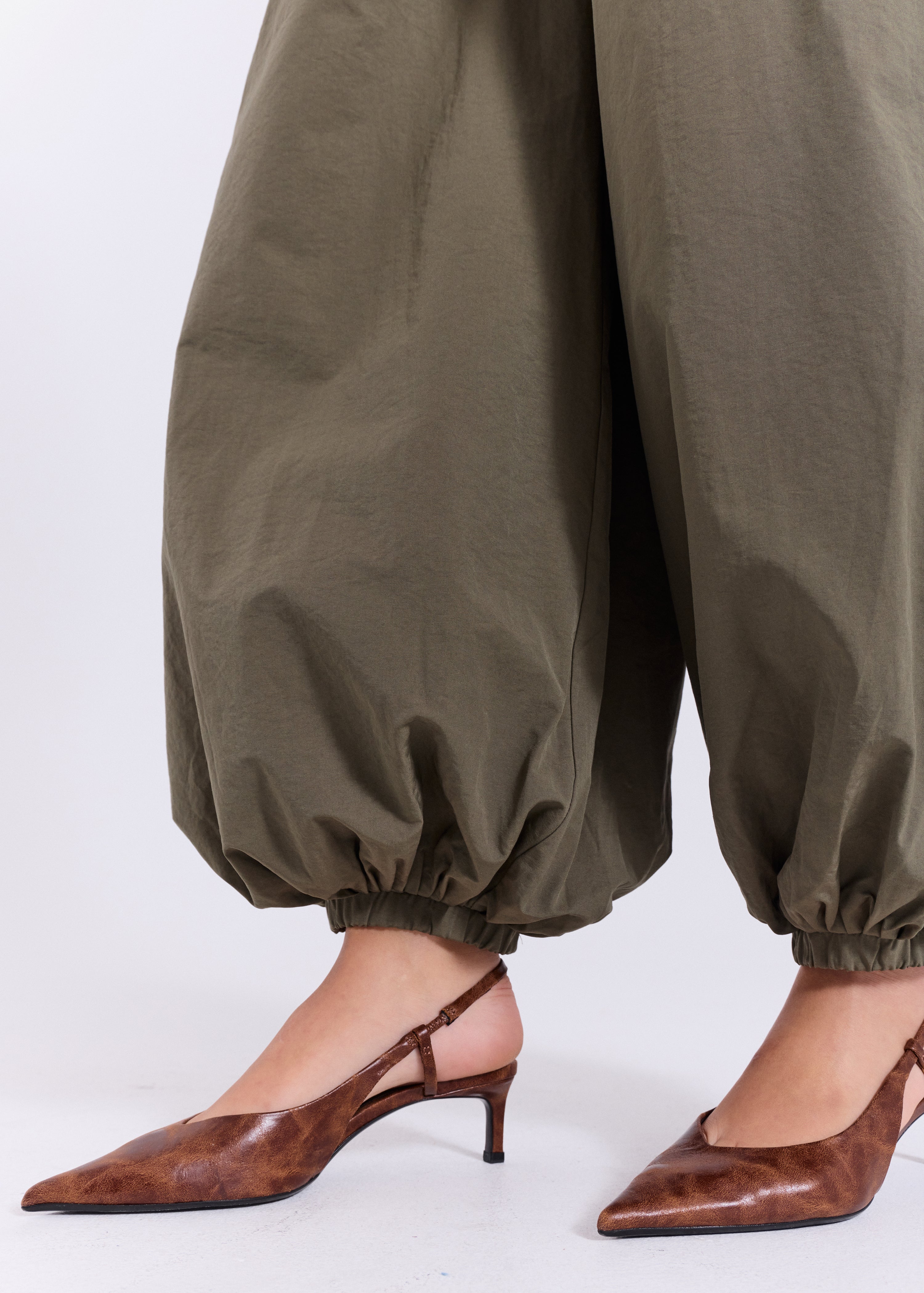 NORR Mikka balloon pants Pants Dark green
