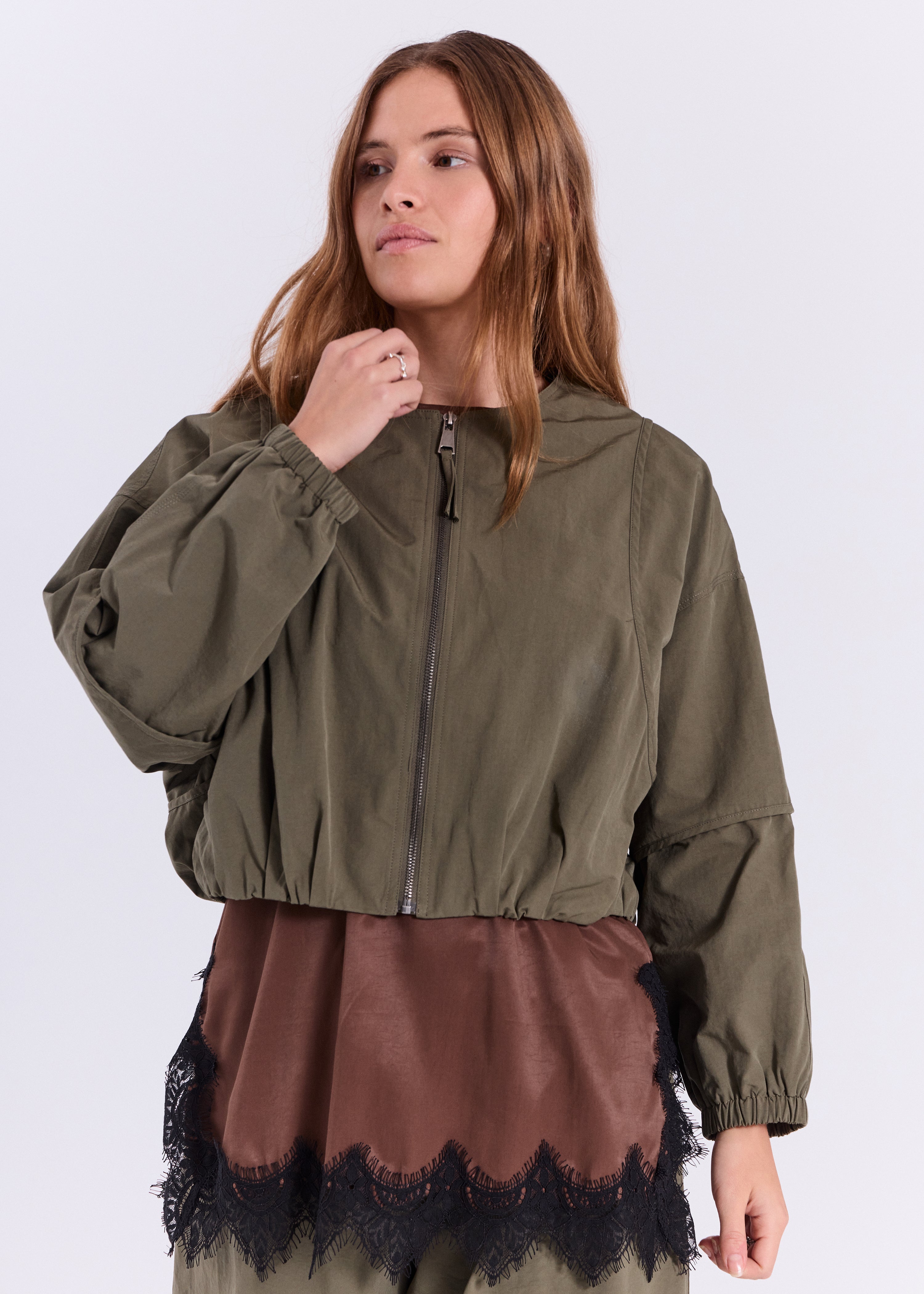 NORR Mikka light jacket Jackets Dark green