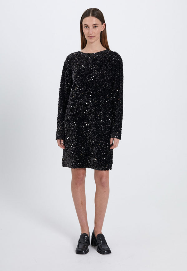 NORR Milan LS dress Dresses Black