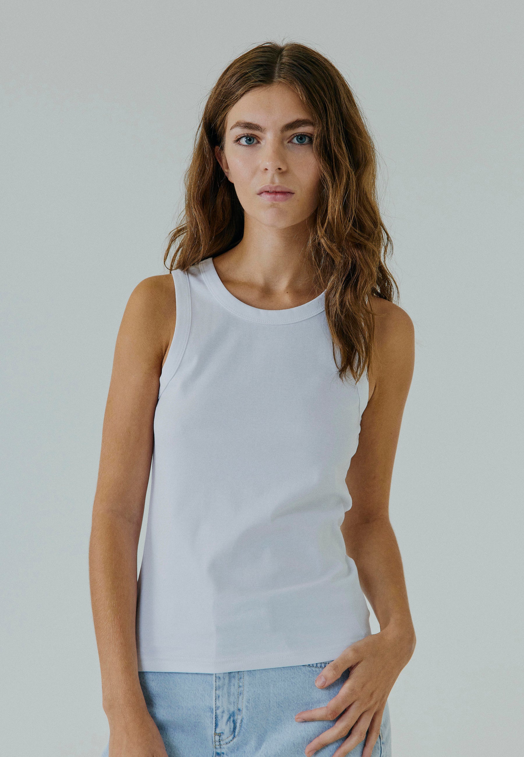 NORR Nelly tank top Tops White