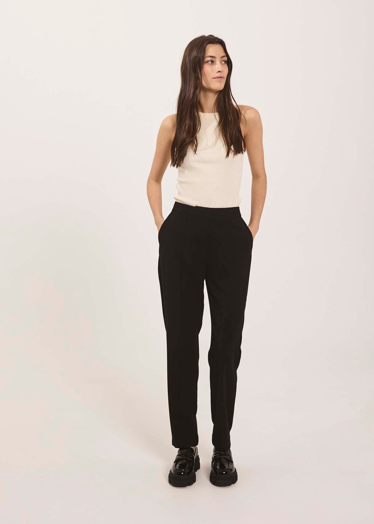 NORR Neo slim pants Pants Black