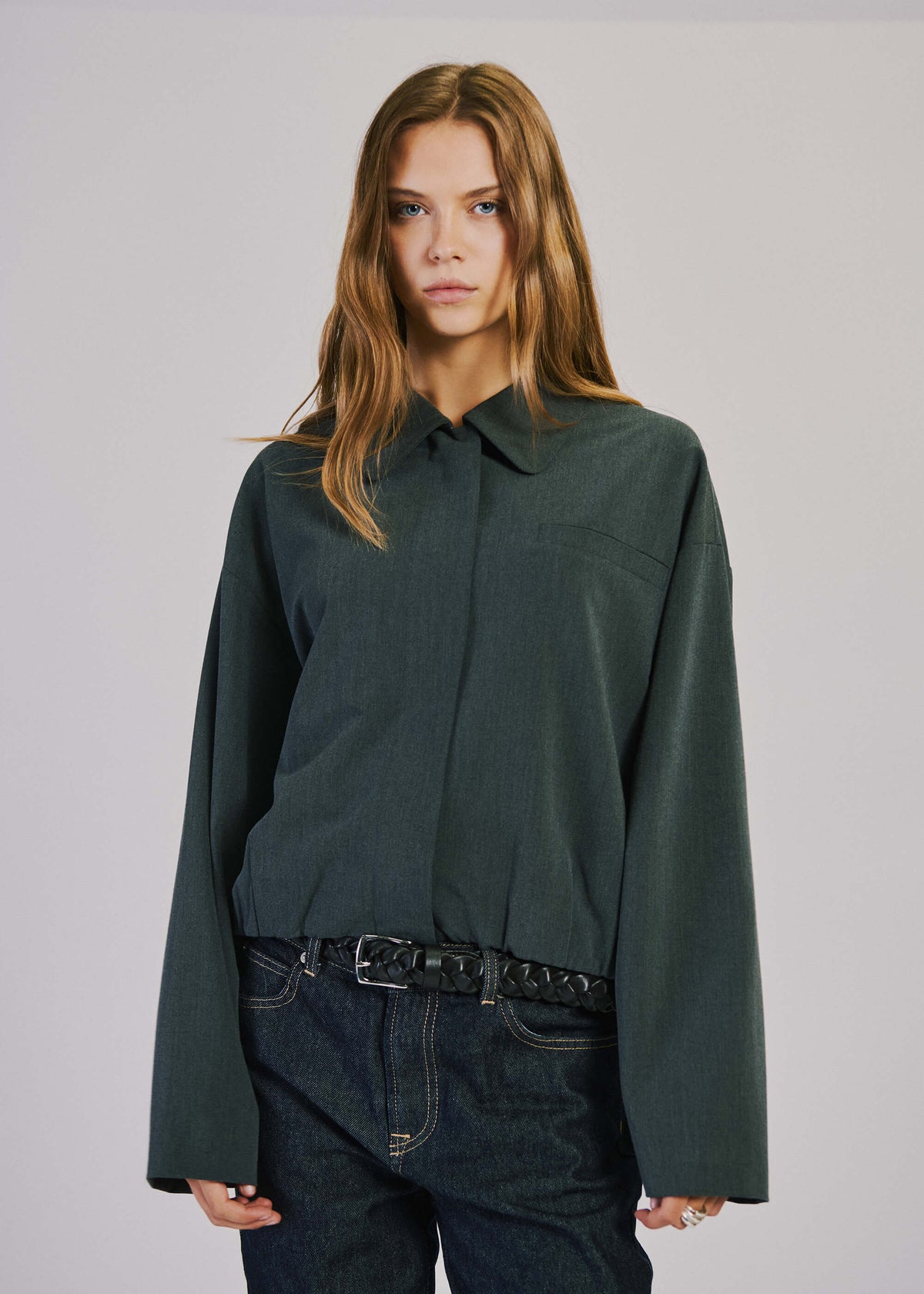 NORR Nina light jacket Jackets Grey melange