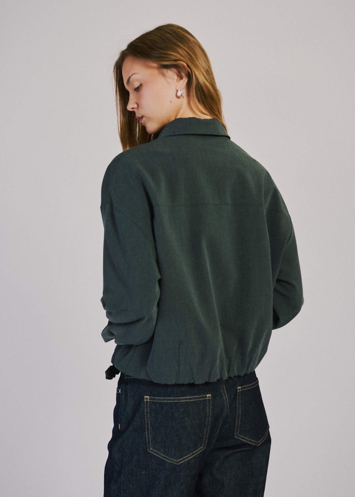 NORR Nina light jacket Jackets Grey melange