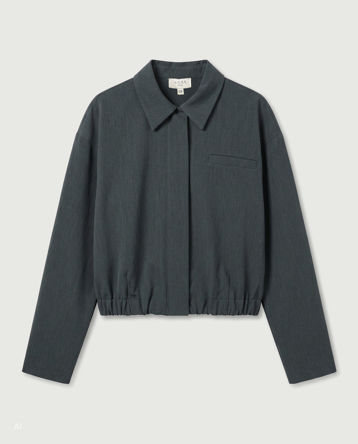 NORR Nina light jacket Jackets Grey melange
