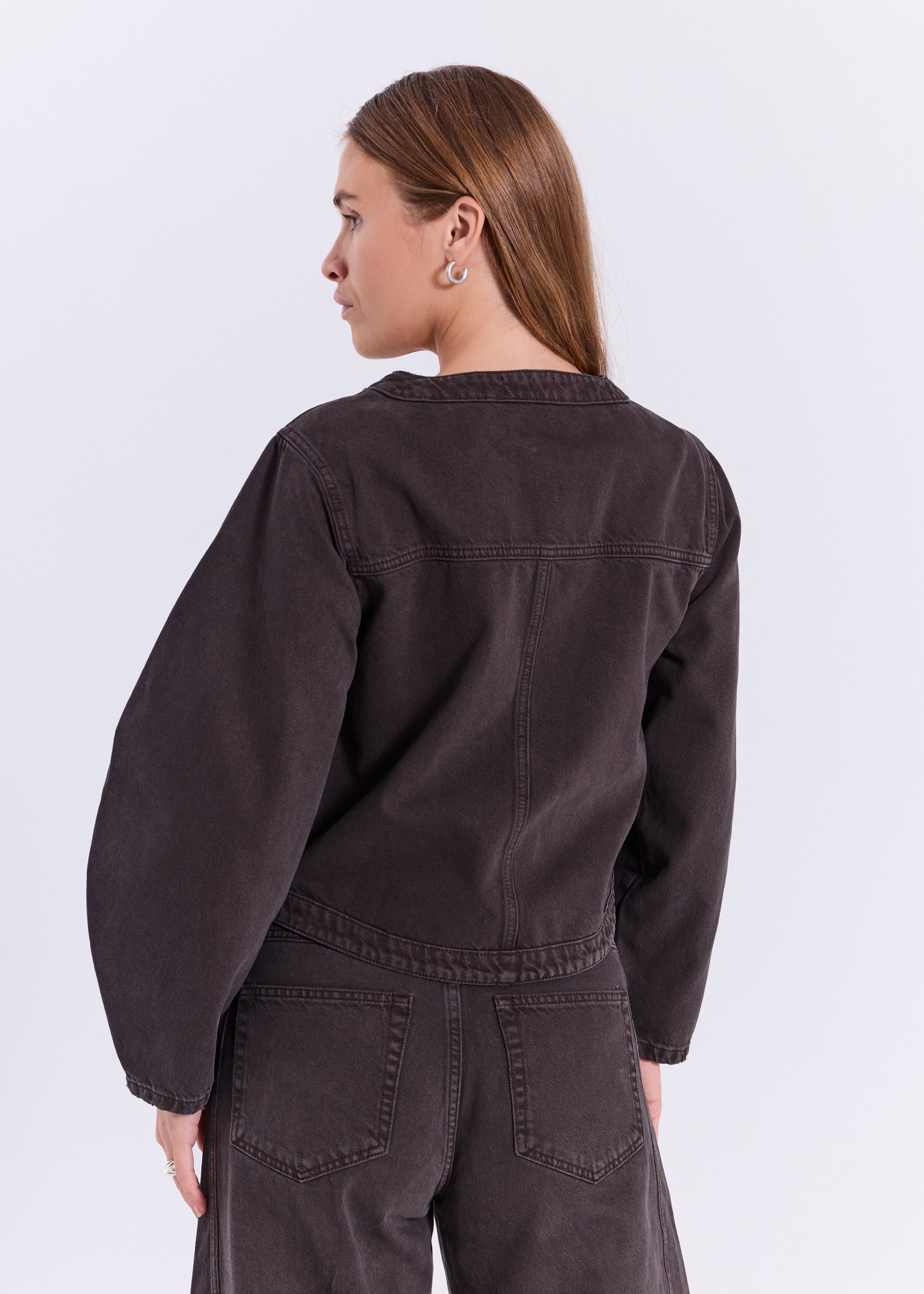 NORR Ninni LS shirt Shirts Brown washed