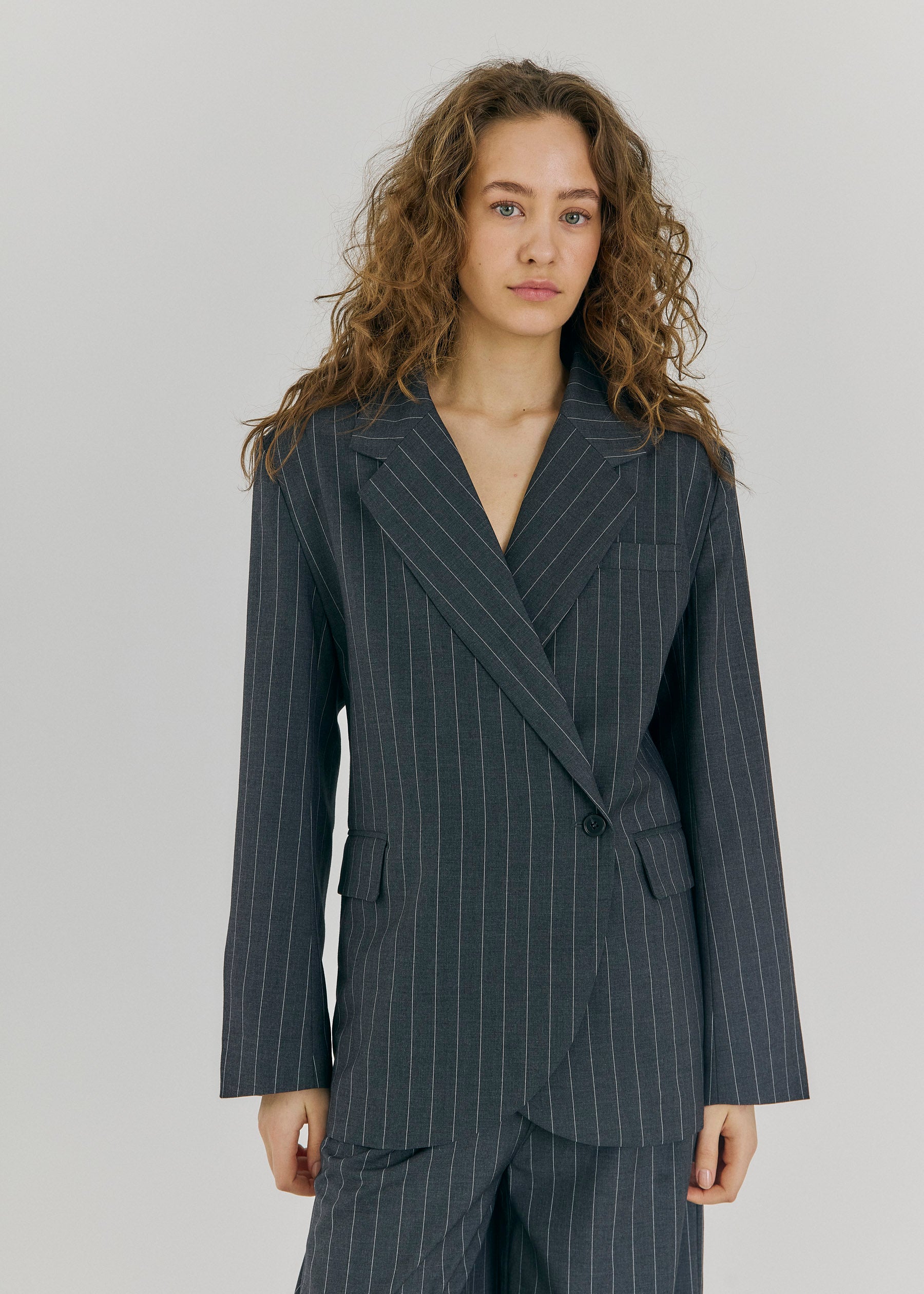 NORR Novia blazer Blazer Grey melange