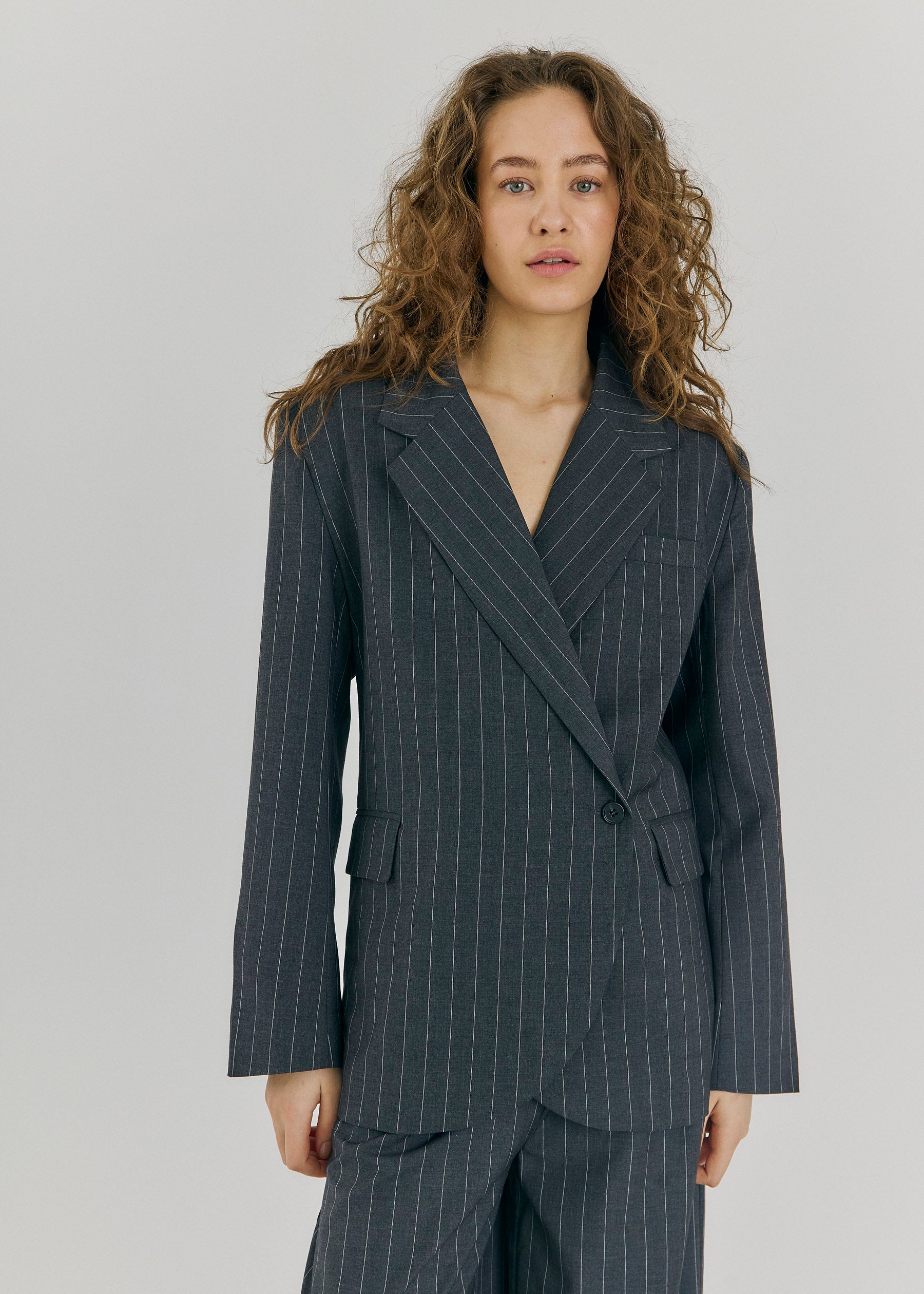 NORR Novia blazer Blazer Grey melange