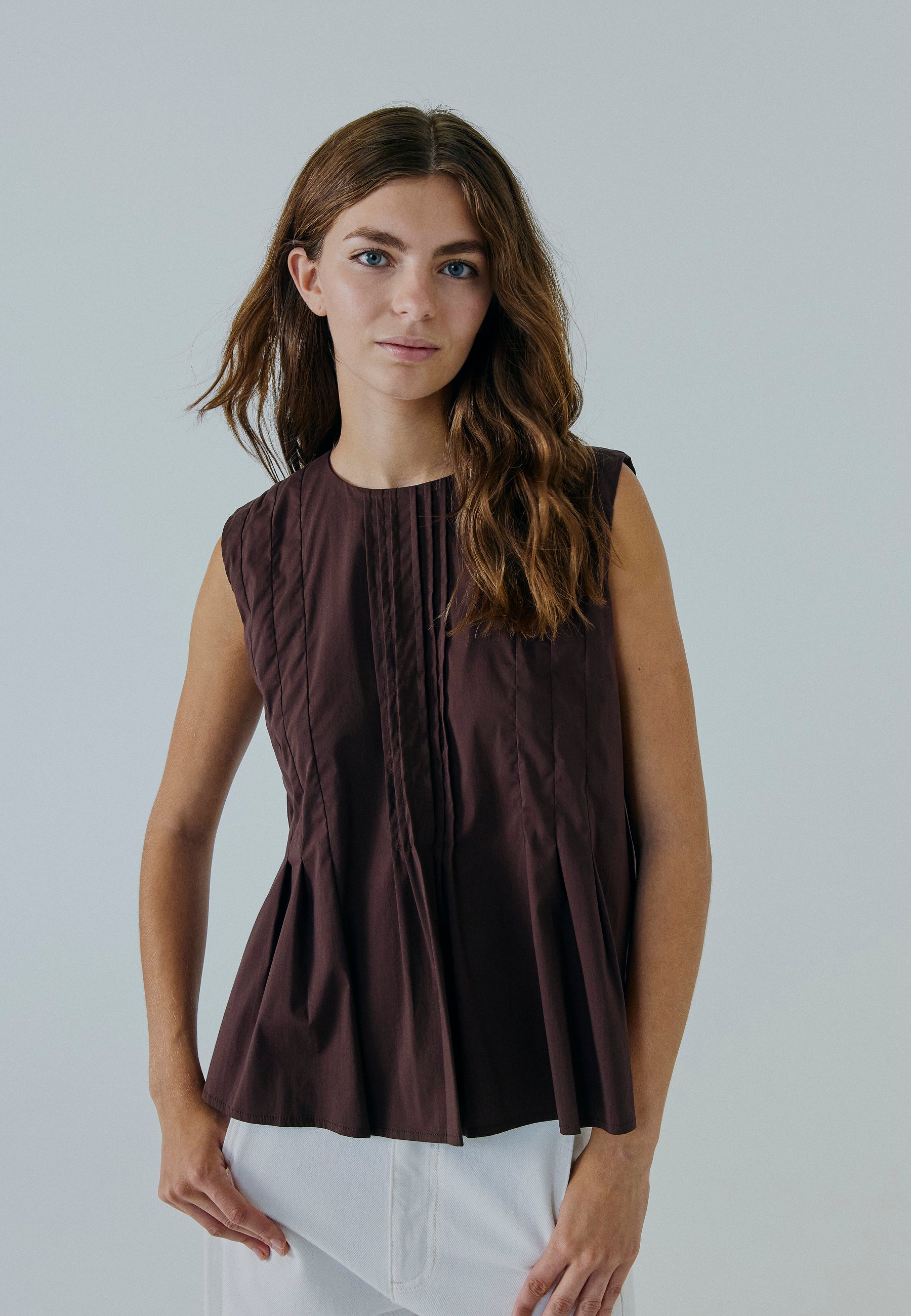 NORR Otilia SL top Tops Dark Brown