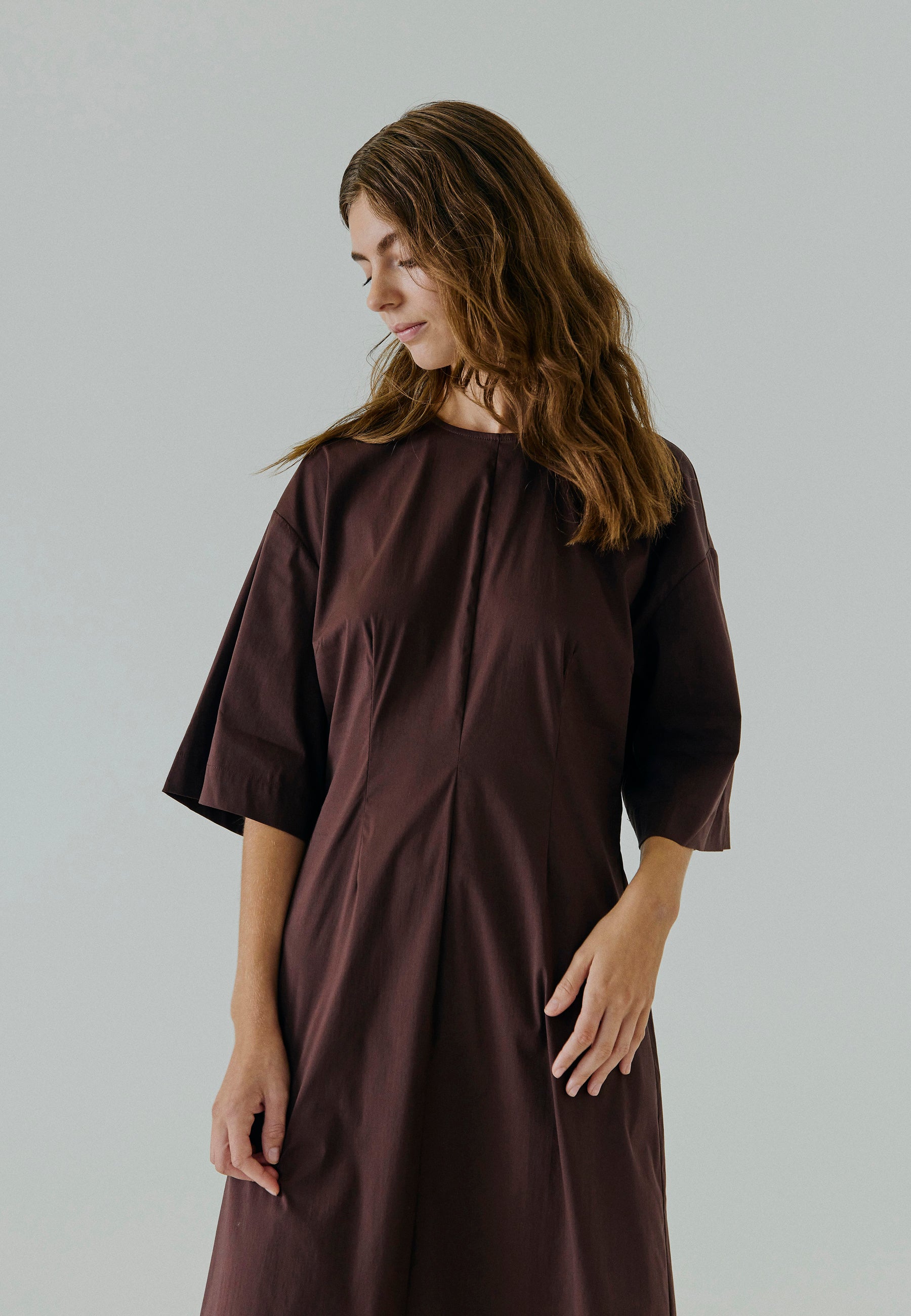 NORR Otilia maxi dress Dresses Dark Brown