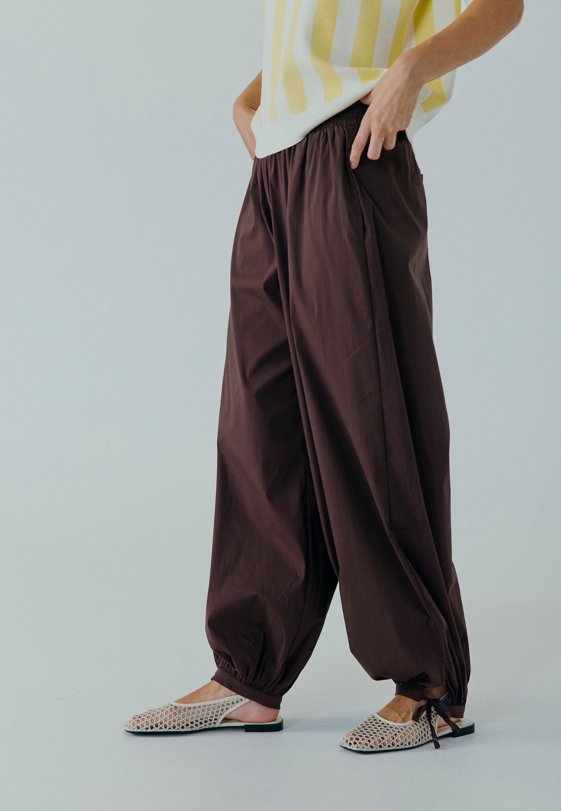 NORR Otilia pants Pants Dark Brown