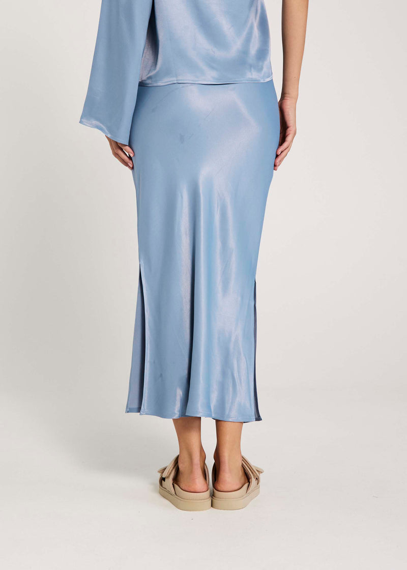 NORR Portia skirt Skirts Dusty blue